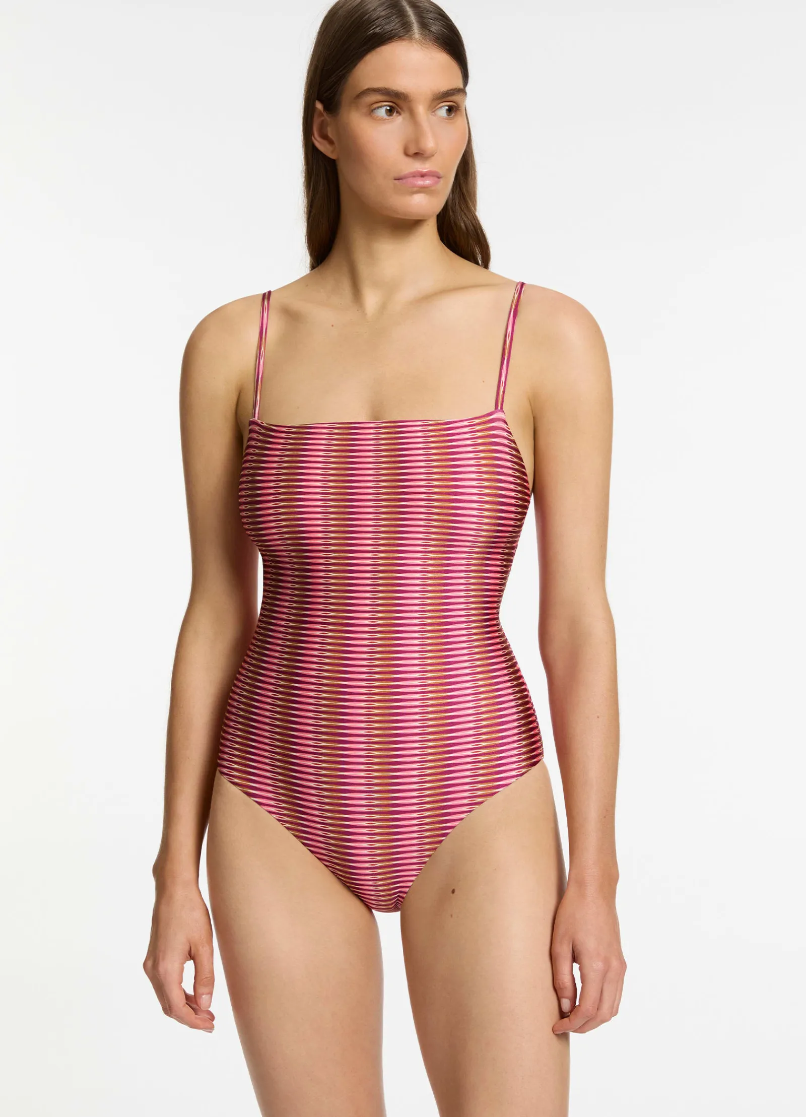 Seafolly Alessia Geo Minimal Tank One Piece -