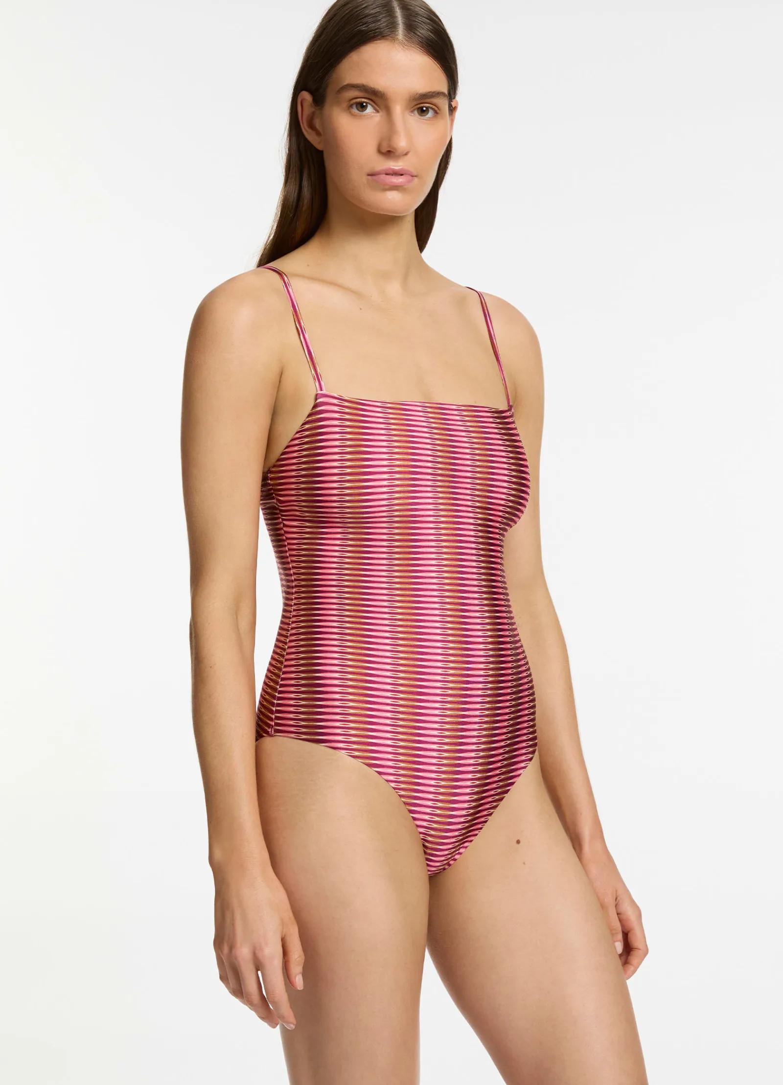 Seafolly Alessia Geo Minimal Tank One Piece -