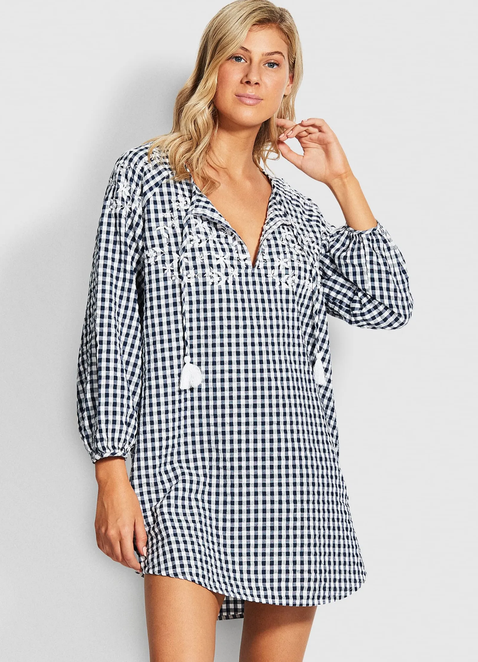 Seafolly Ally Gingham Cover Up -