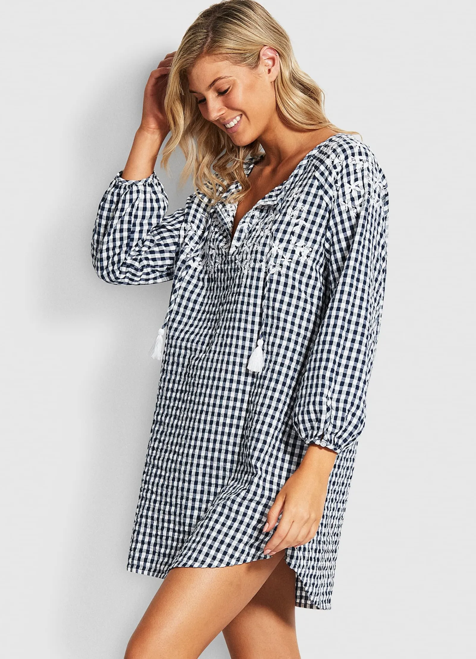 Seafolly Ally Gingham Cover Up -