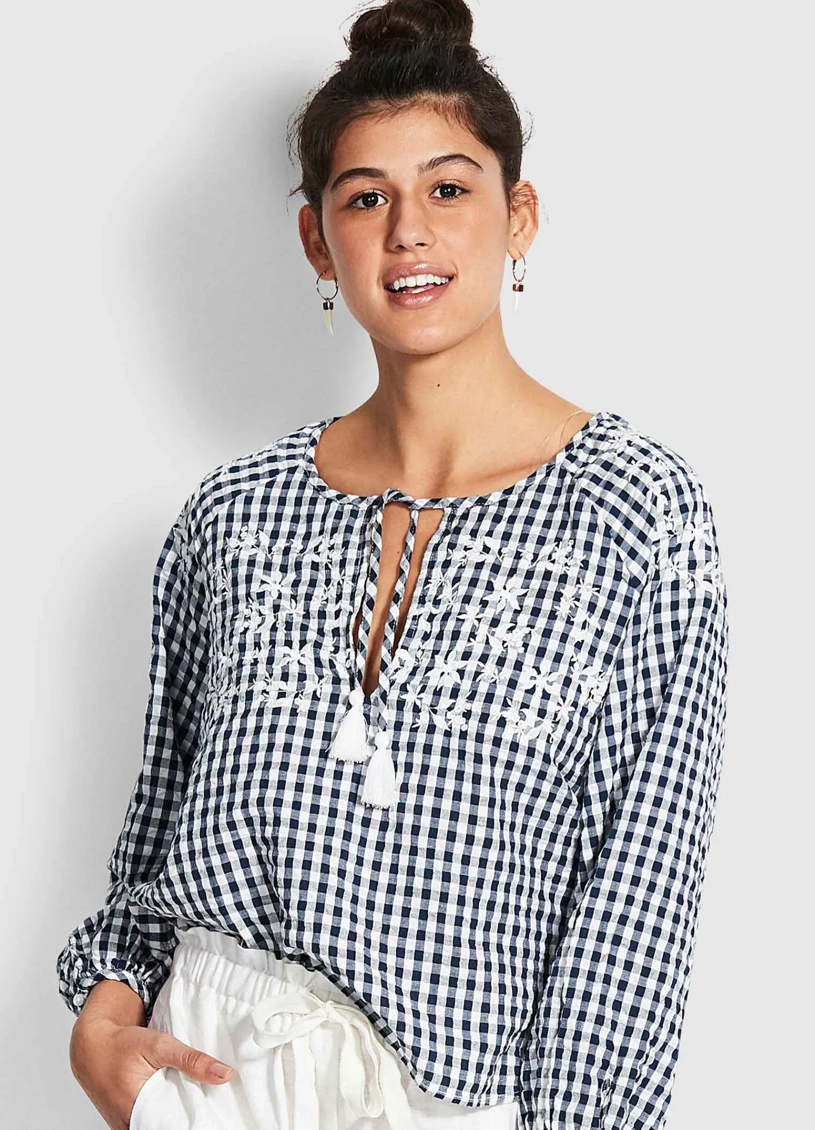 Seafolly Ally Gingham Top -