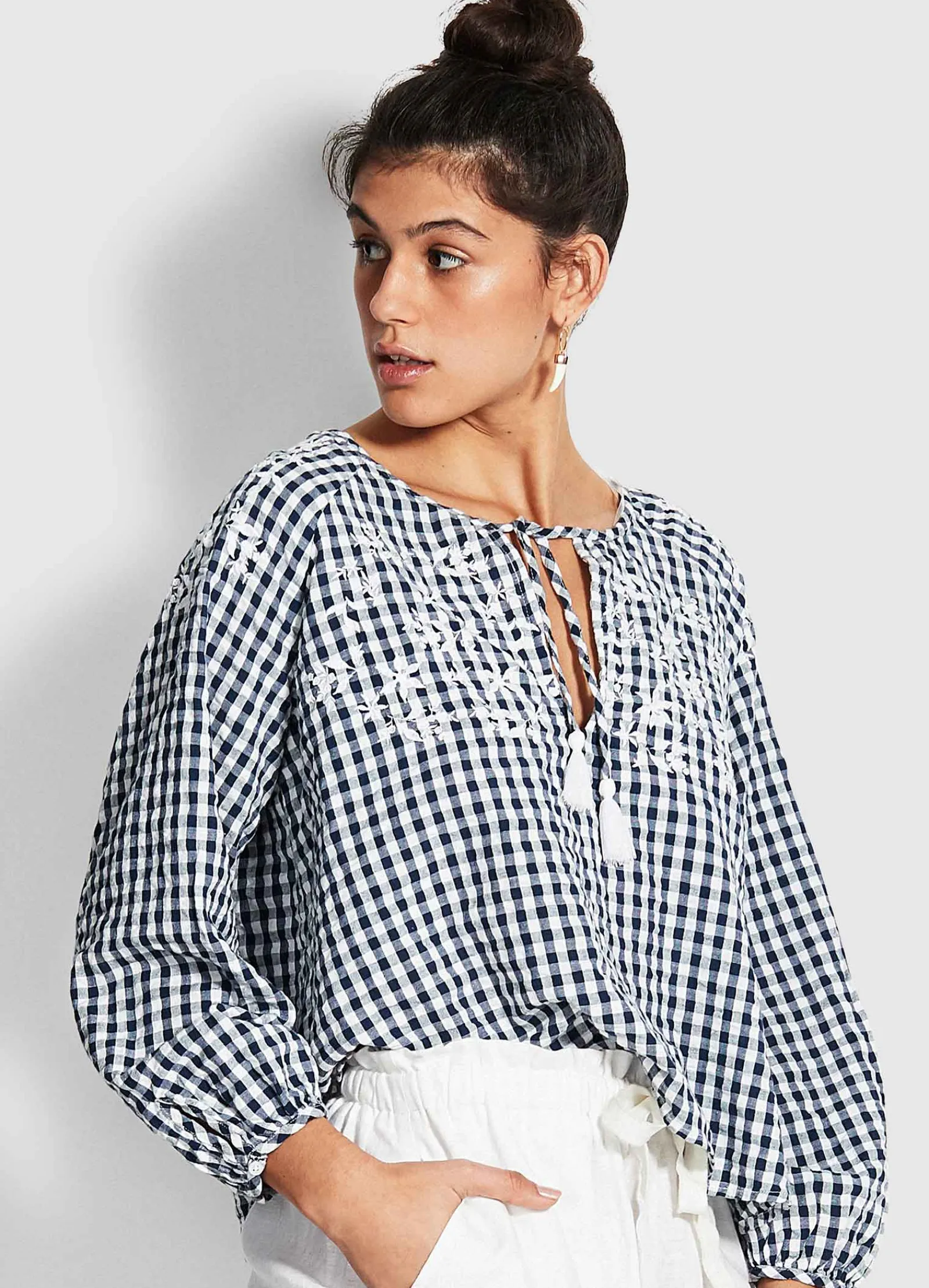 Seafolly Ally Gingham Top -