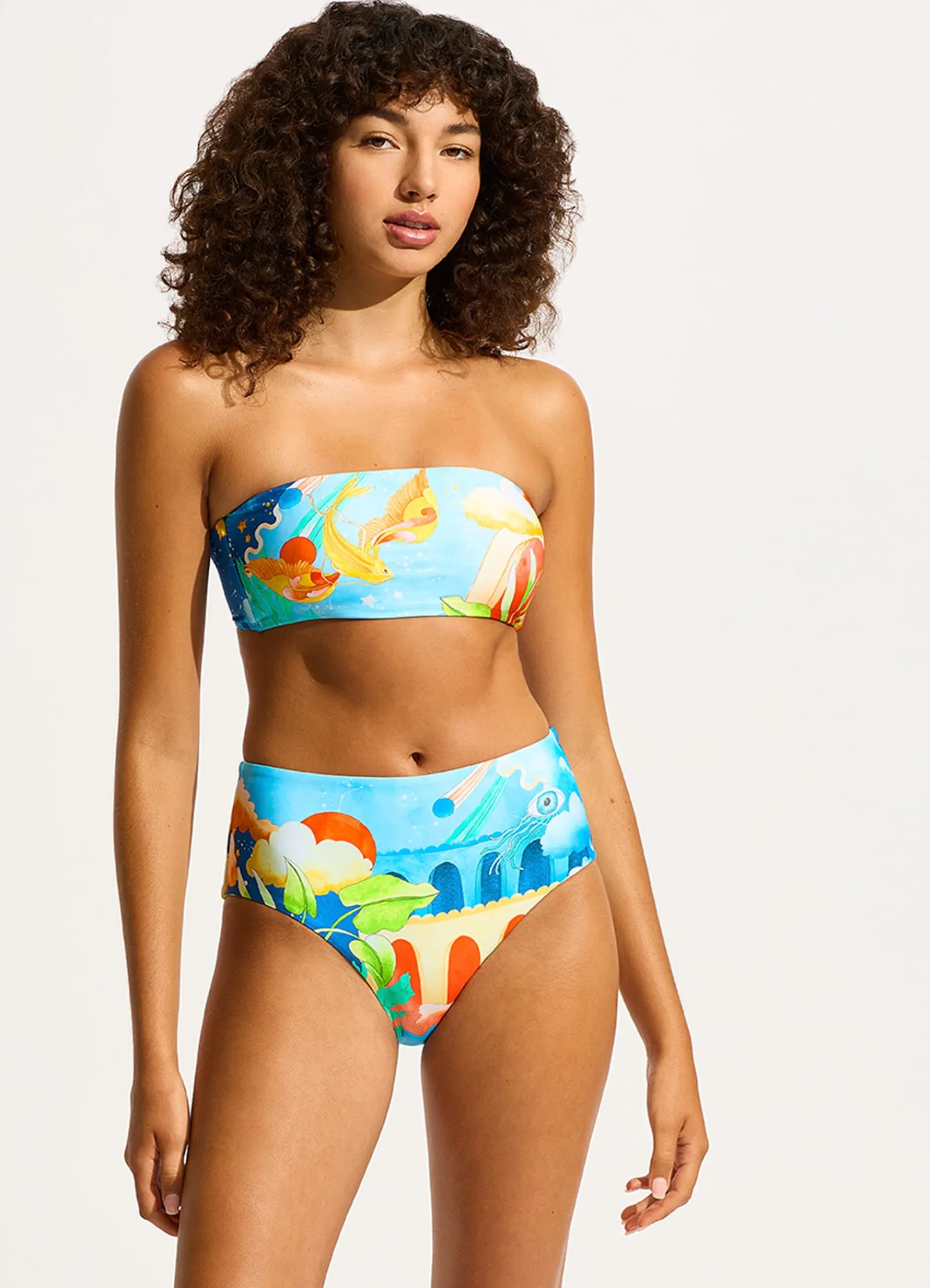 Seafolly Aquarius Bandeau Bikini Top -