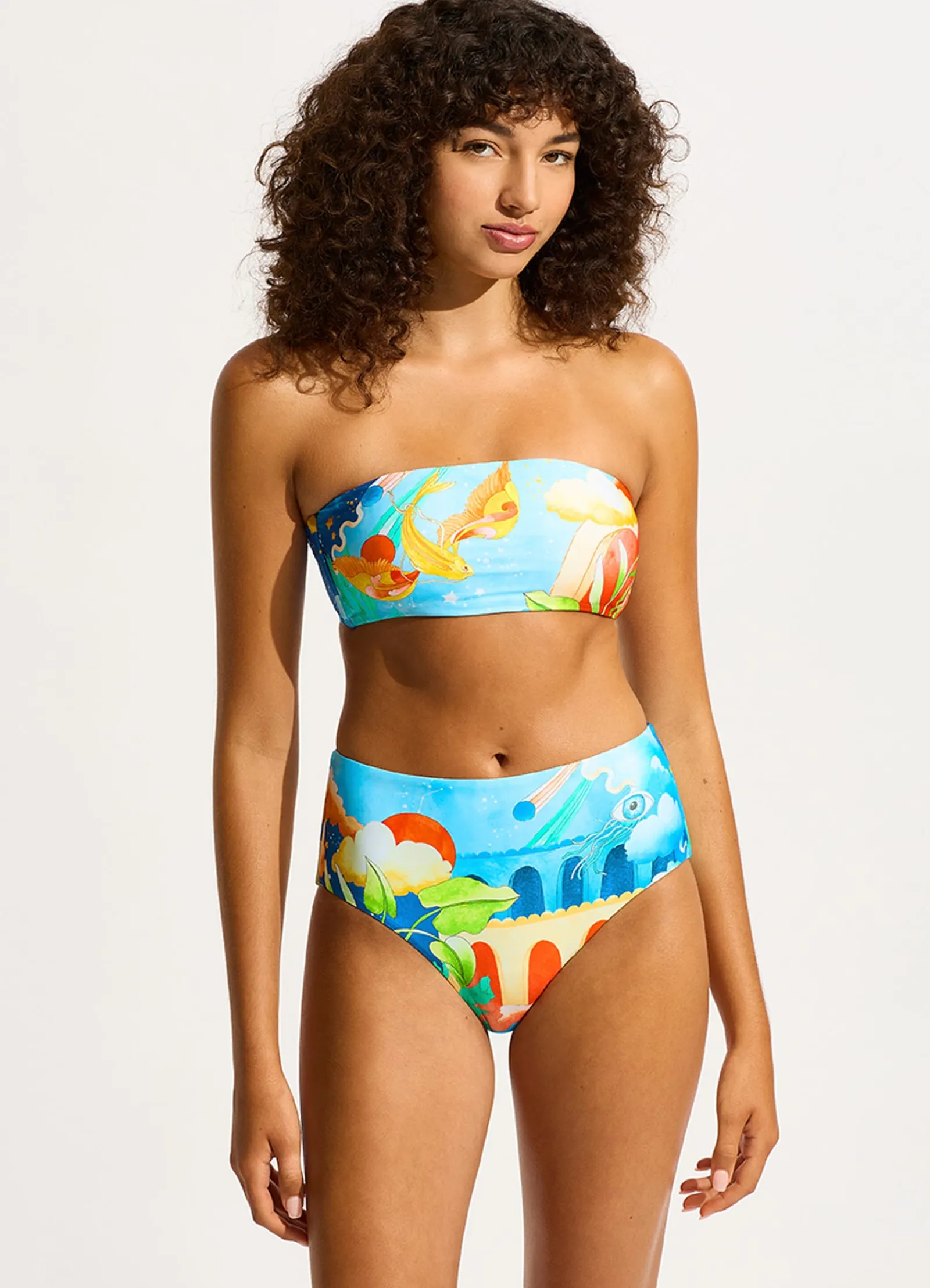 Seafolly Aquarius Bandeau Bikini Top -