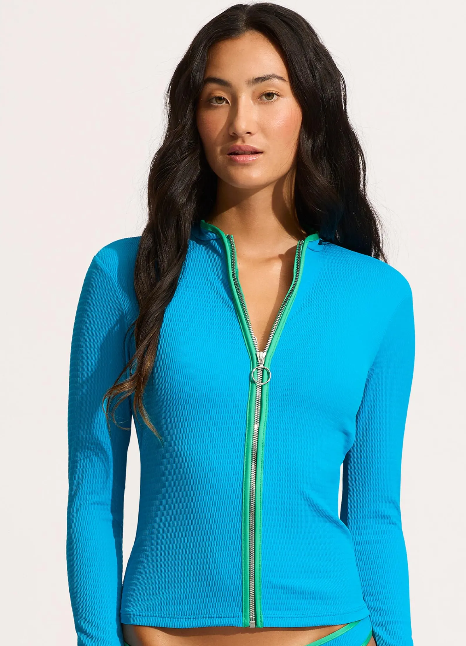 Seafolly Beach Bound Long Sleeve Sunvest -