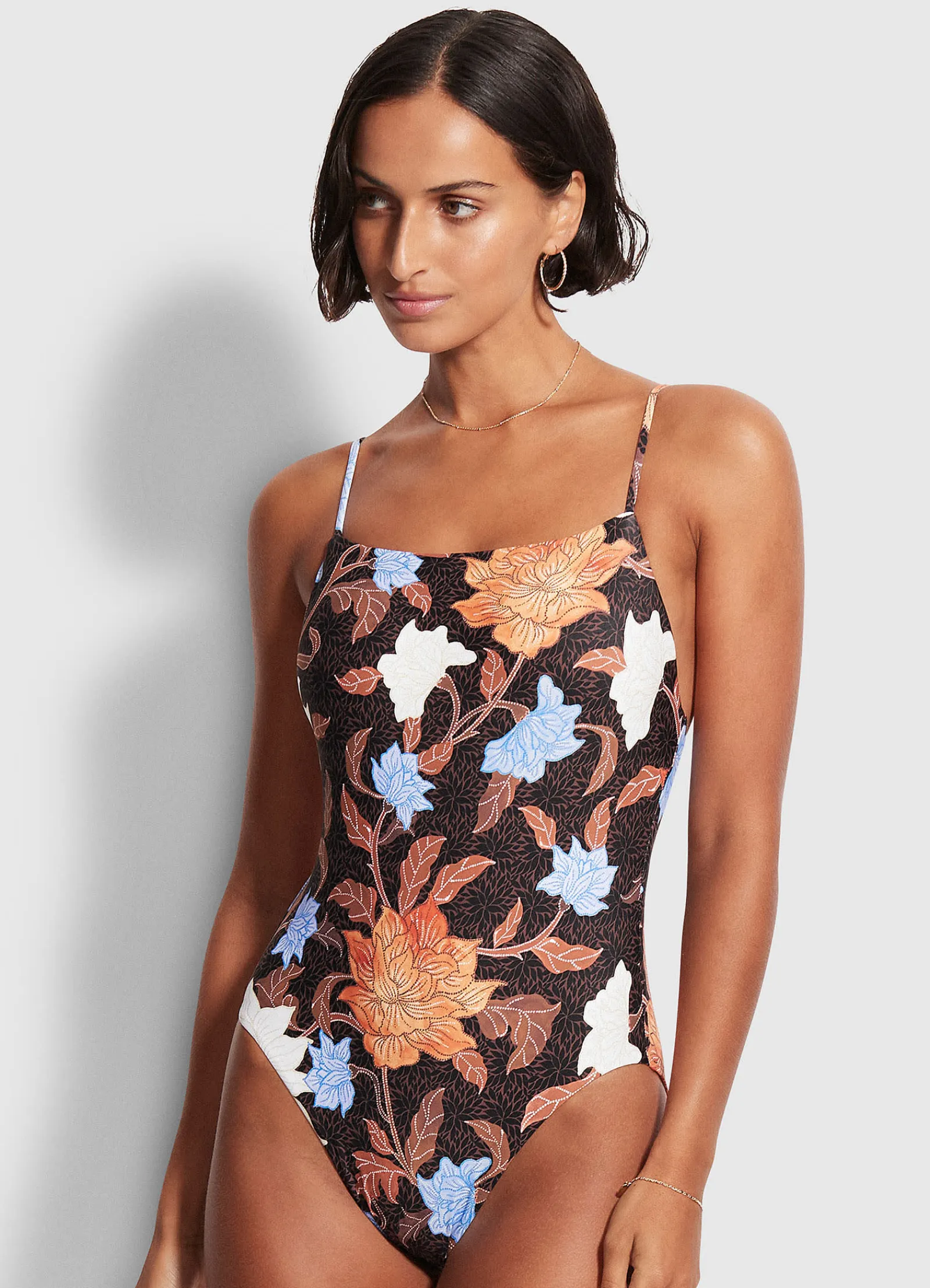 Seafolly Boheme Square Neck Maillot -