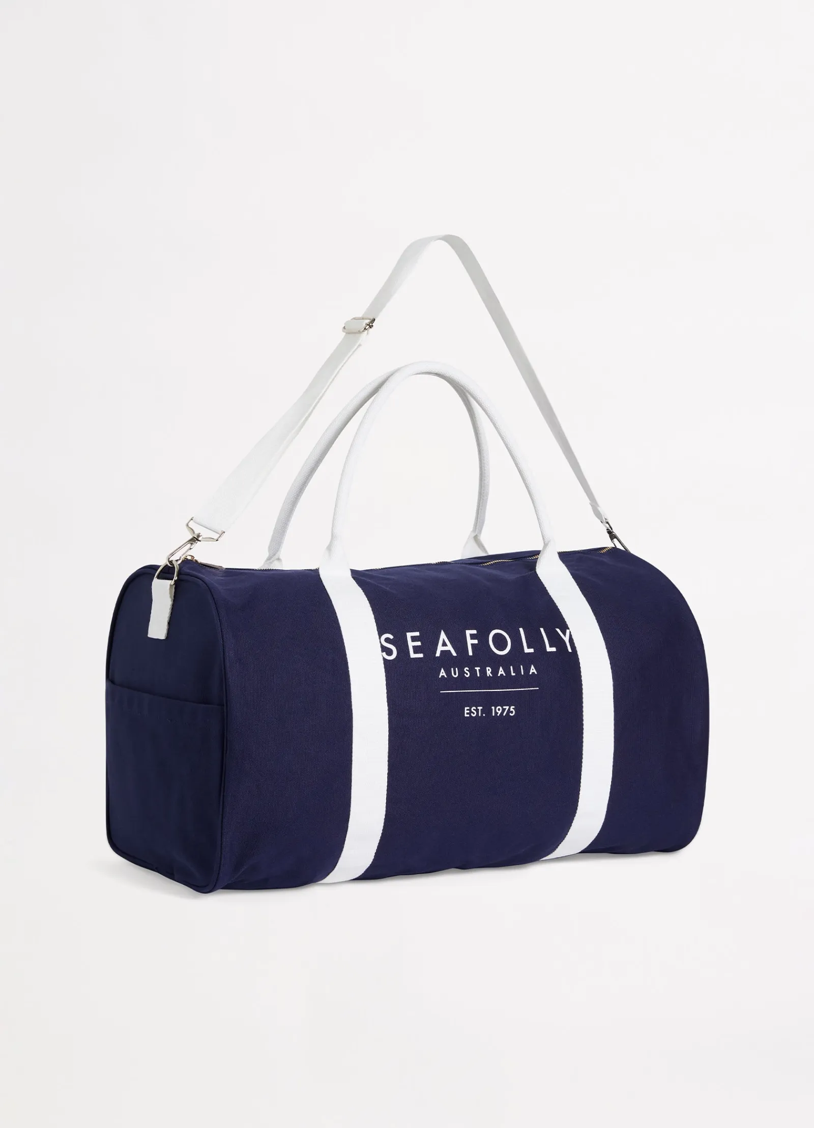 Seafolly Canvas Duffle Bag - True Navy