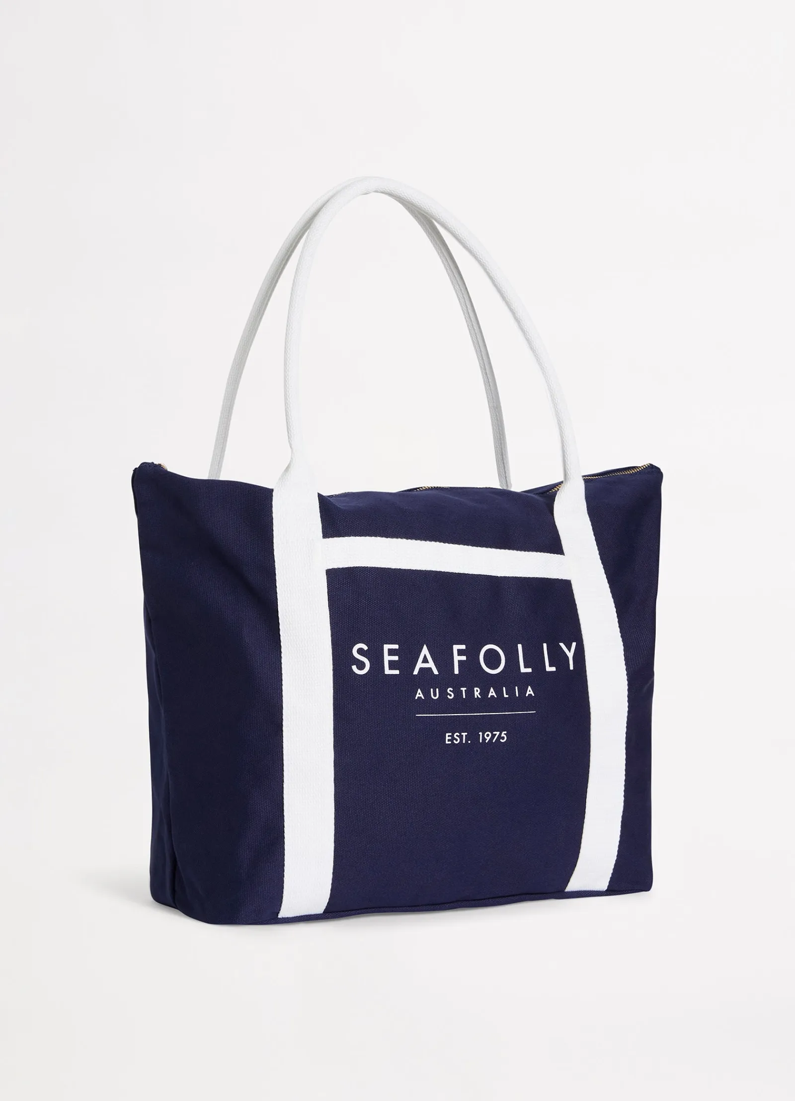 Seafolly Canvas Tote Bag - True Navy