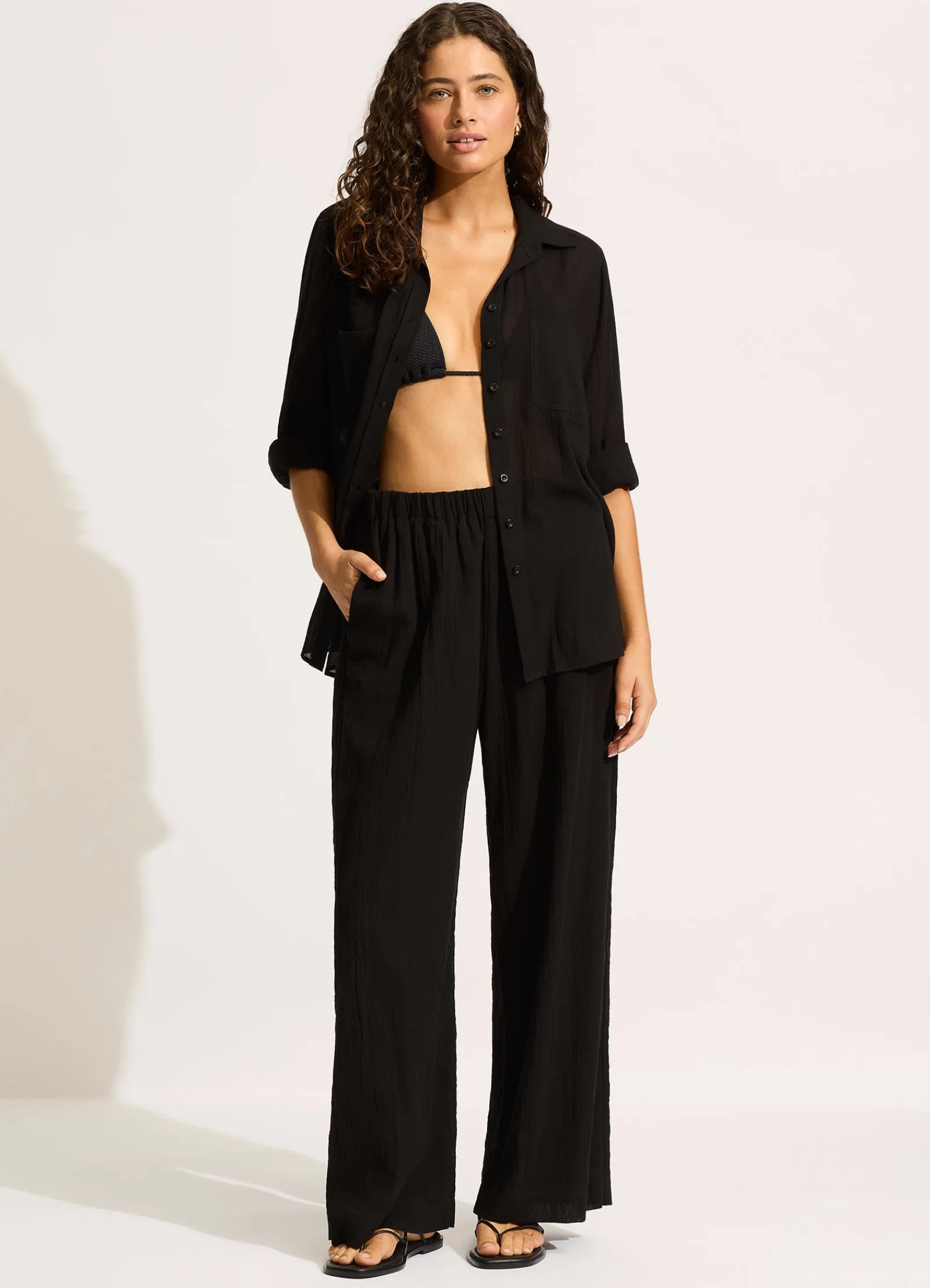 Seafolly Crinkle Beach Pant -