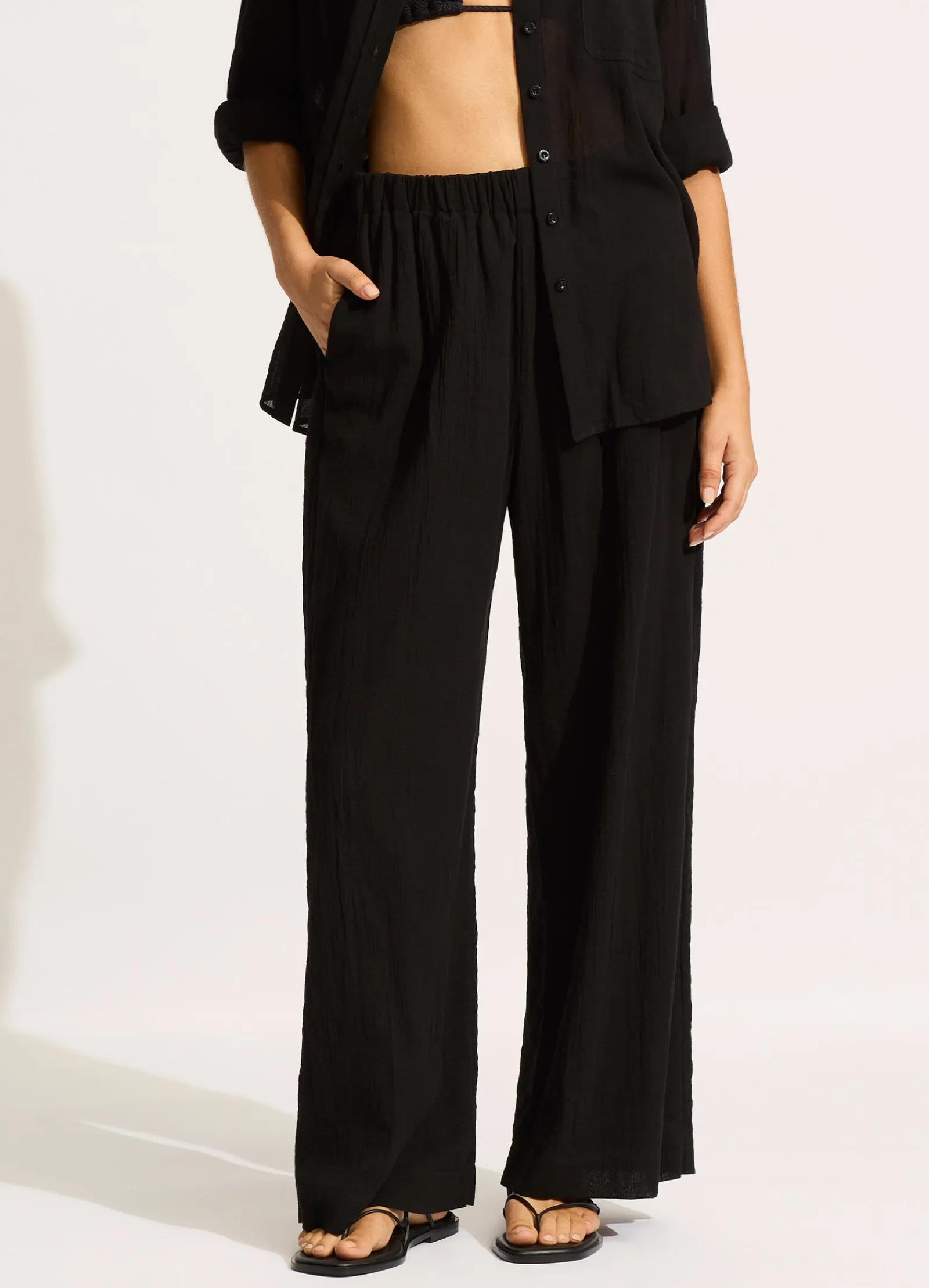 Seafolly Crinkle Beach Pant -