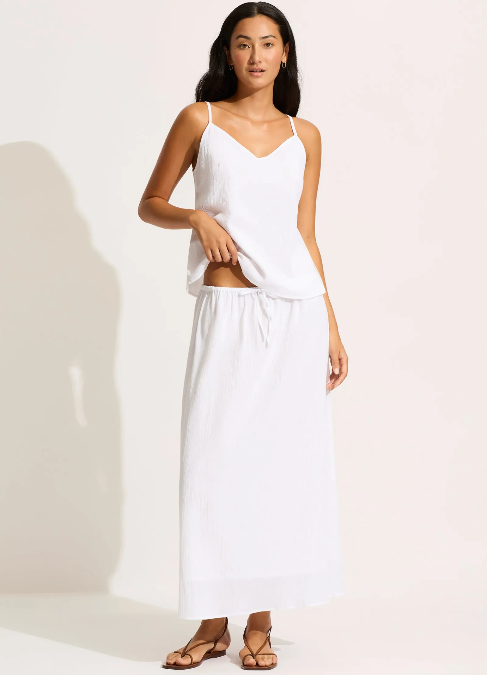 Seafolly Crinkle Maxi Skirt -