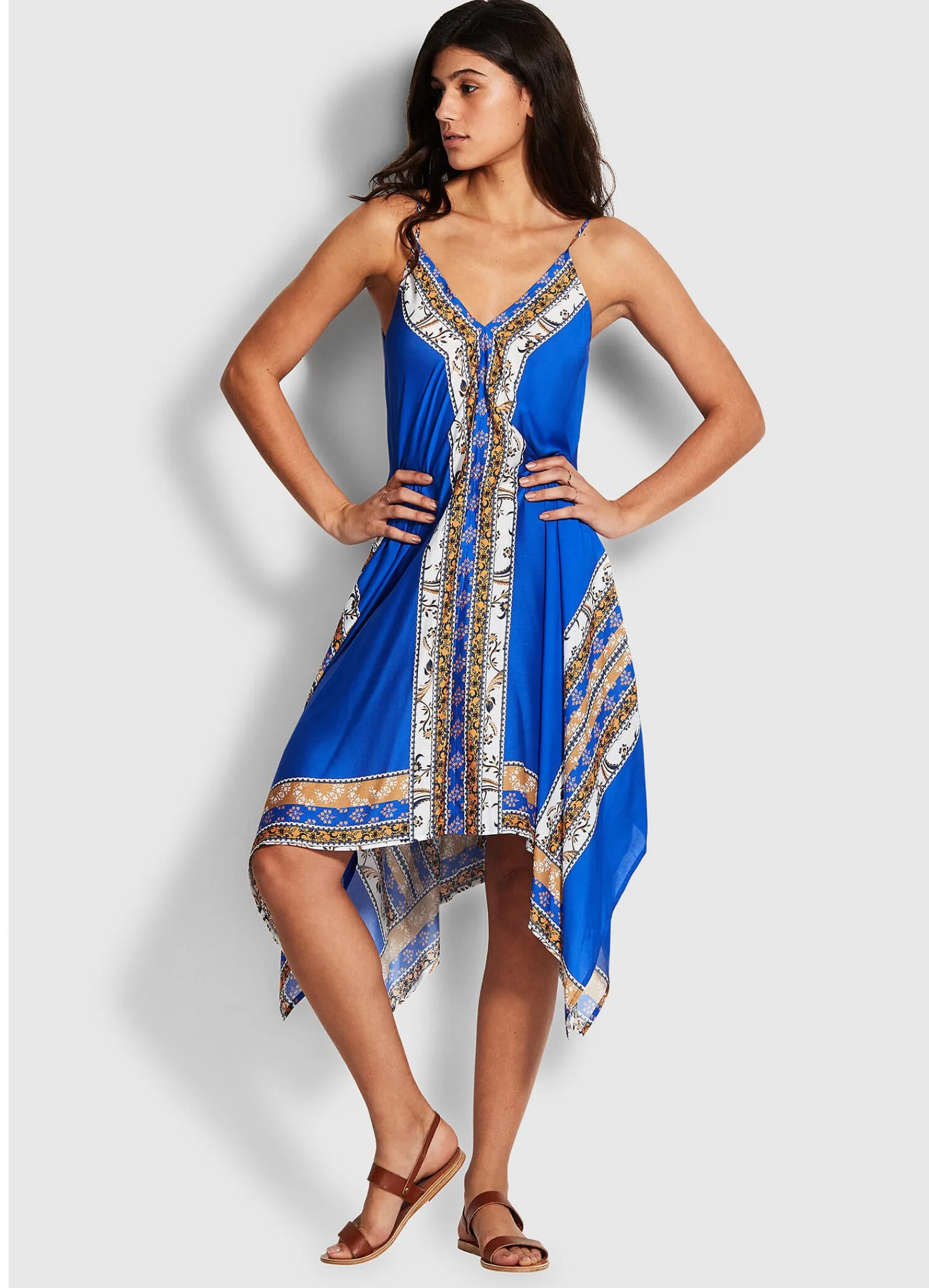 Seafolly El Dorado Scarf Dress - Cobalt Blue