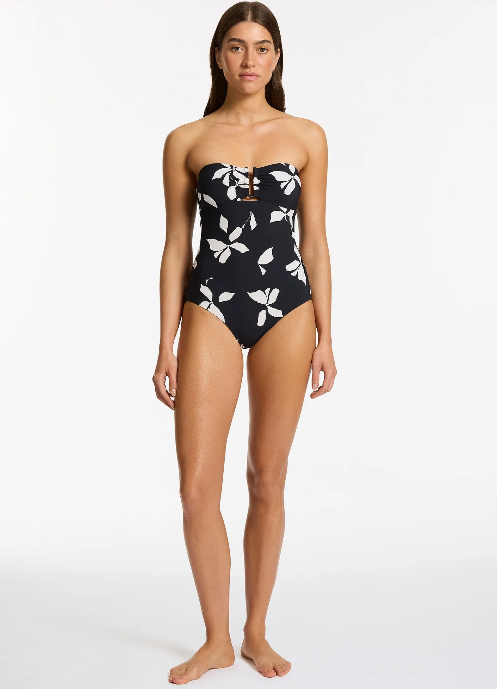 Seafolly Elora Bloom Bandeau One Piece -