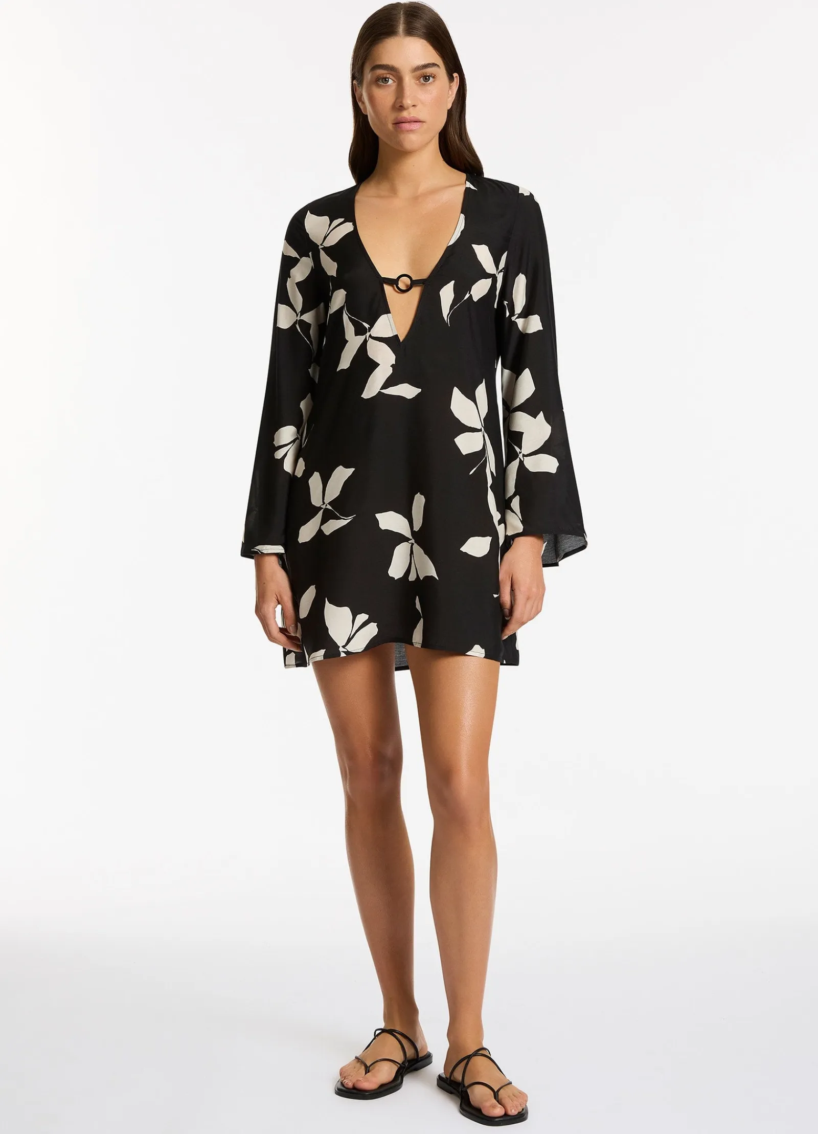 Seafolly Elora Bloom Mini Kaftan -