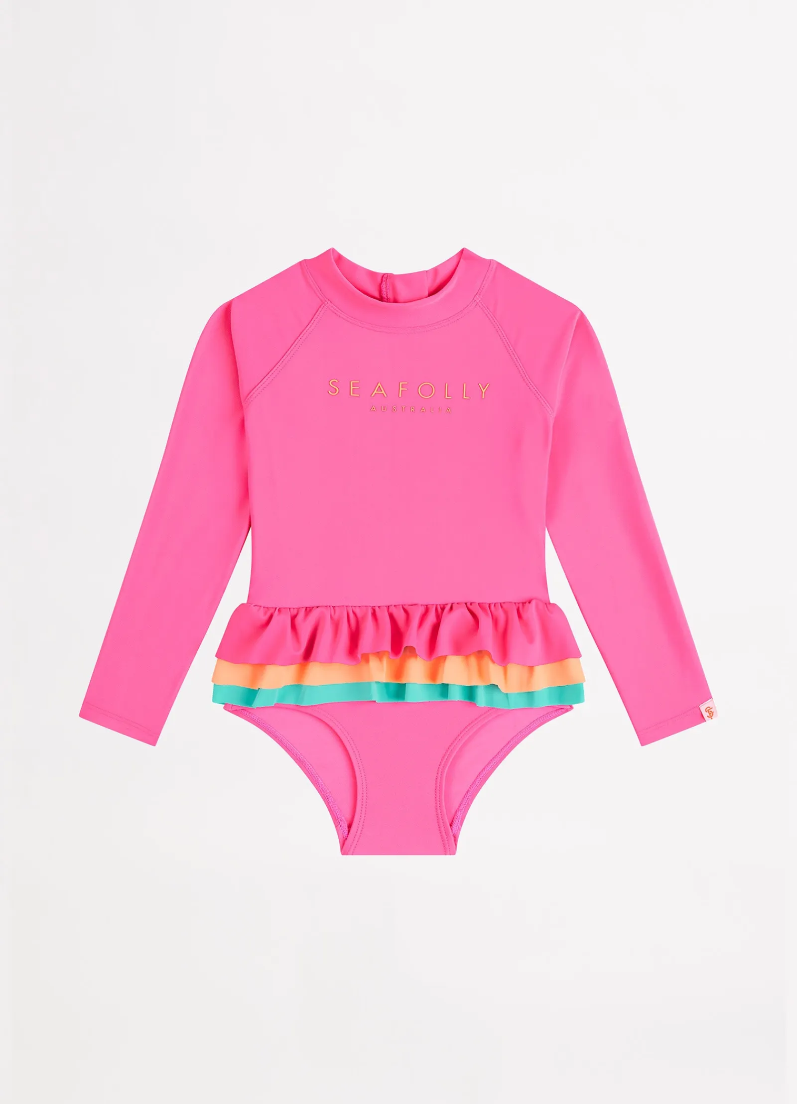 Seafolly Essential Girls Color Blocked Paddlesuit -