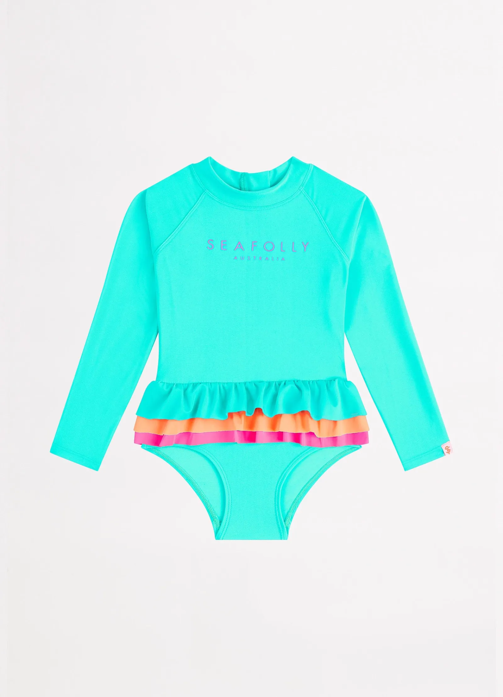 Seafolly Essential Girls Color Blocked Paddlesuit -