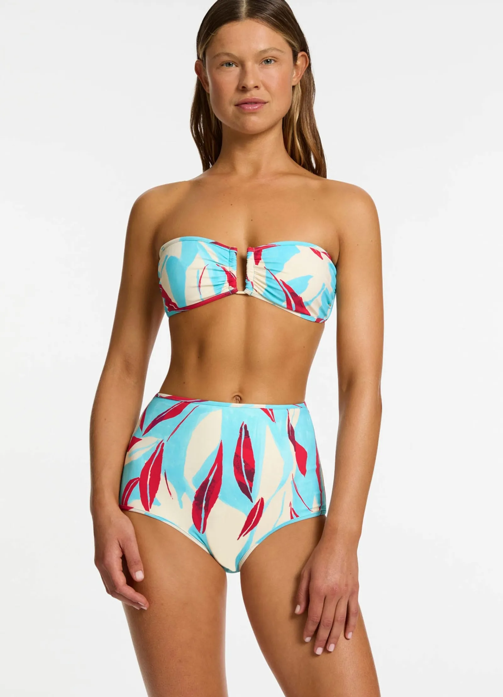 Seafolly Fauna Bandeau Bikini Top -