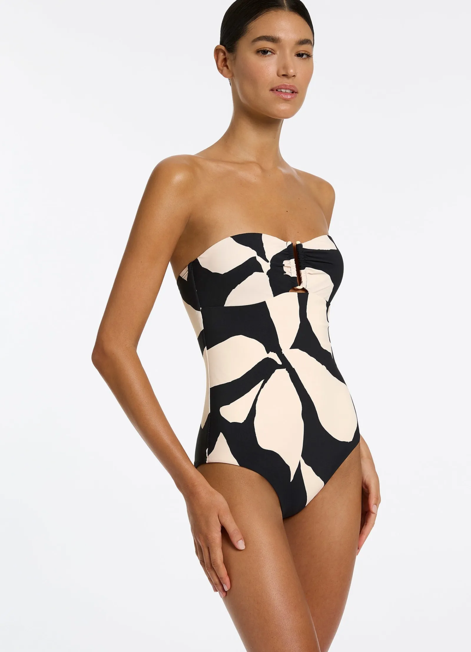 Seafolly Fiore Bandeau One Piece -