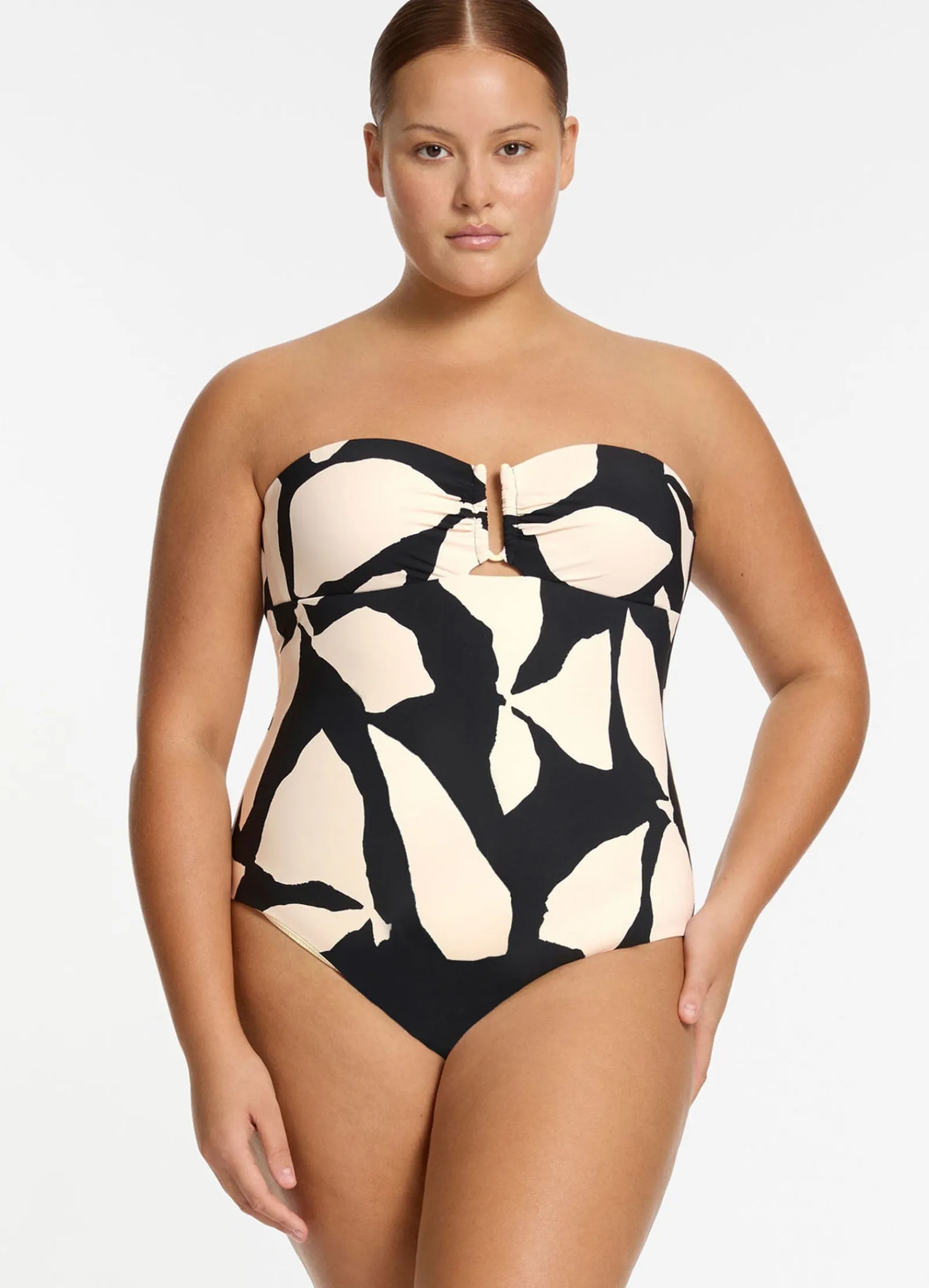 Seafolly Fiore Bandeau One Piece -