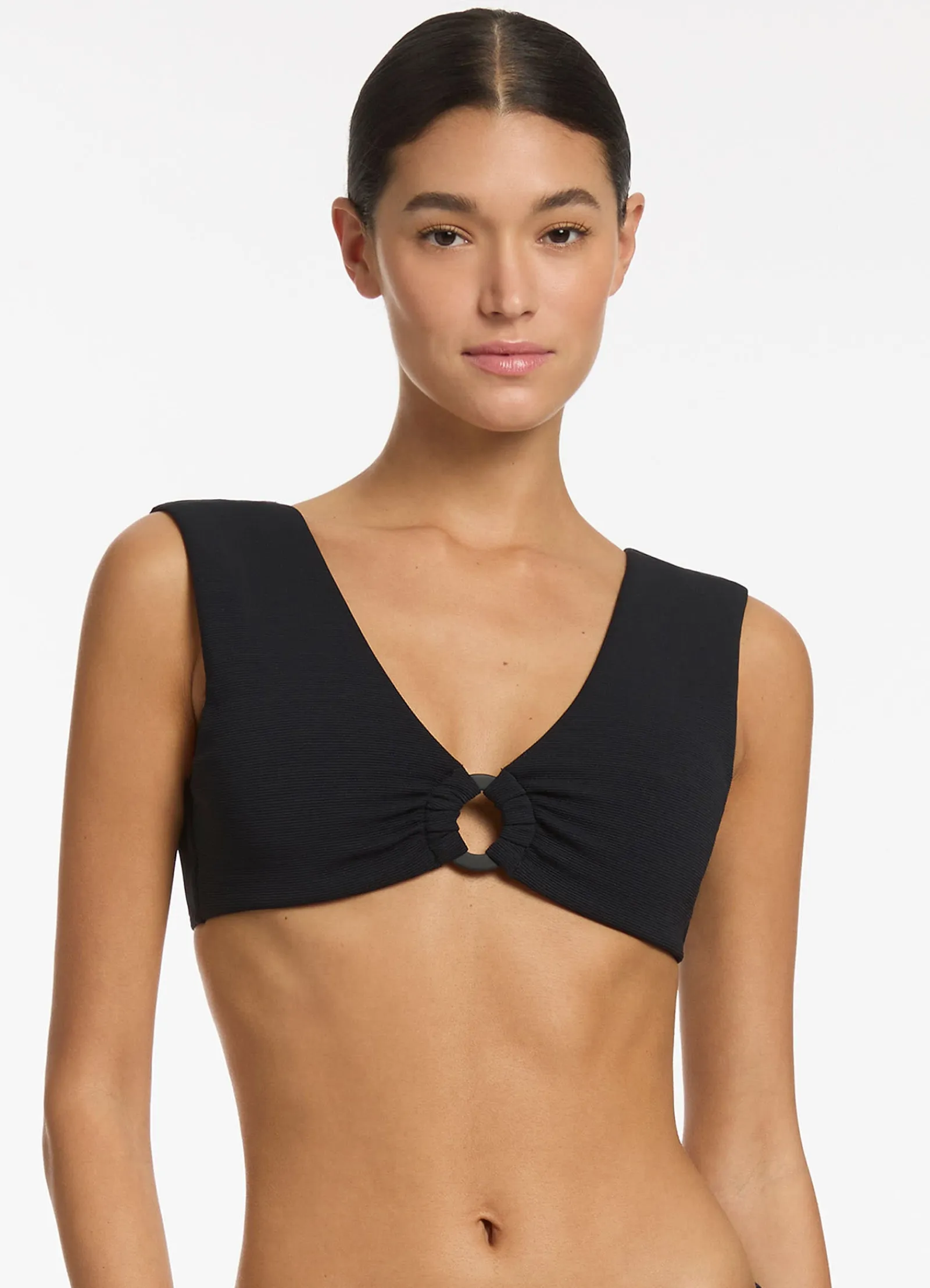 Seafolly Isla Rib Wide Strap Top -