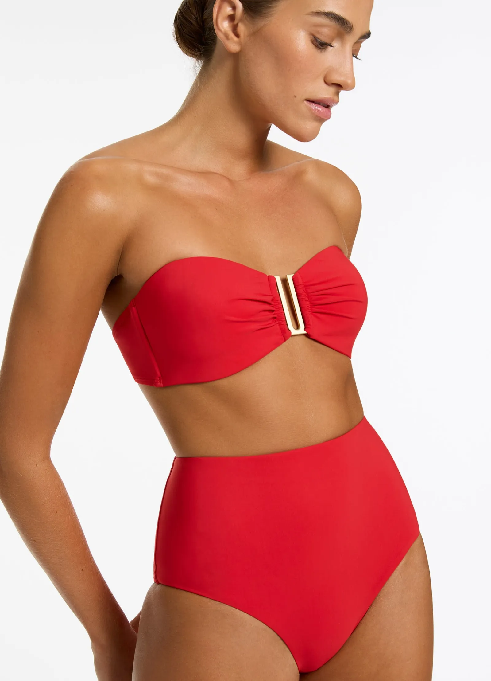 Seafolly Jetset Bandeau Bikini Top -