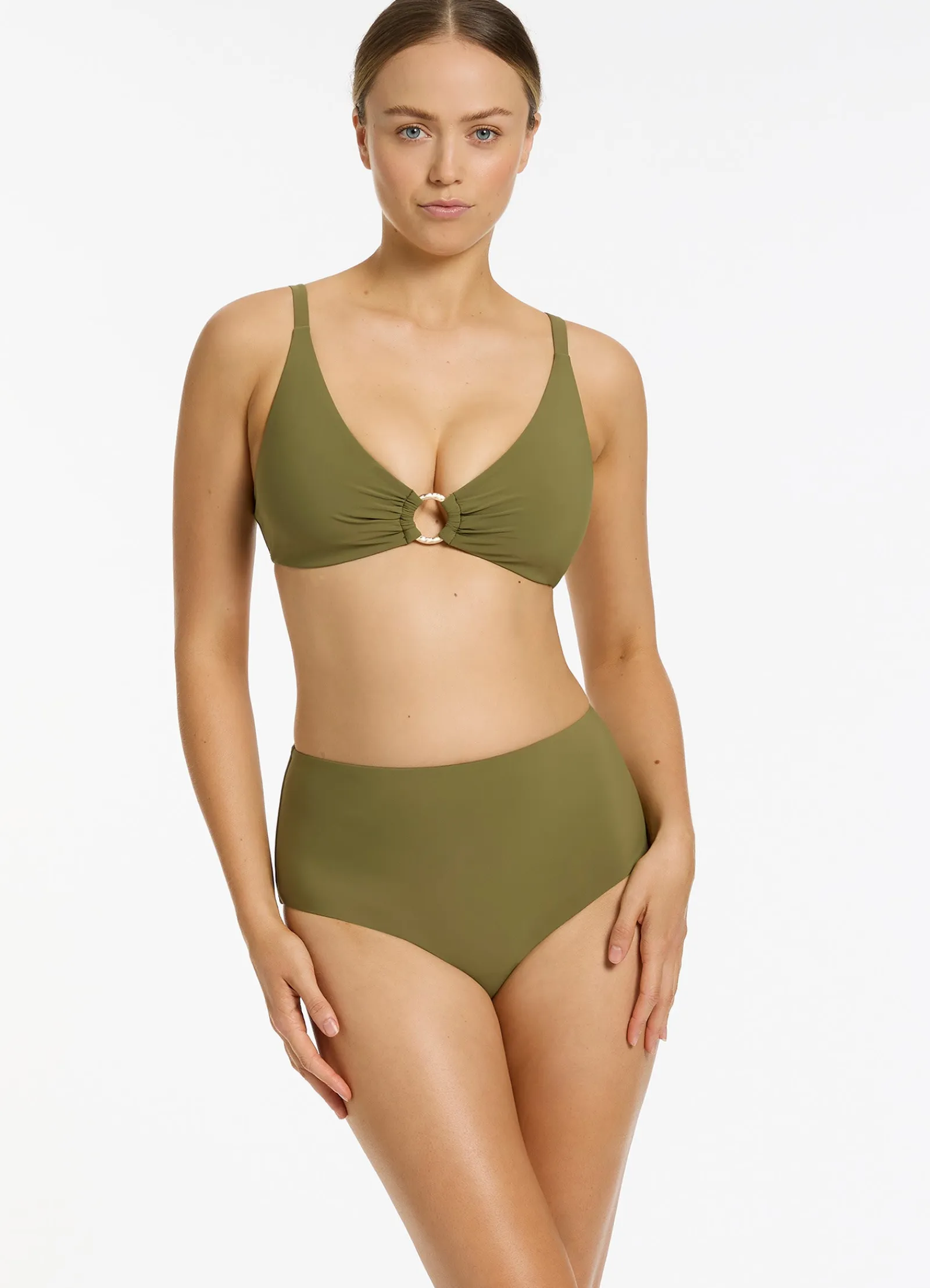 Seafolly Jetset High Waisted Bikini Bottom -