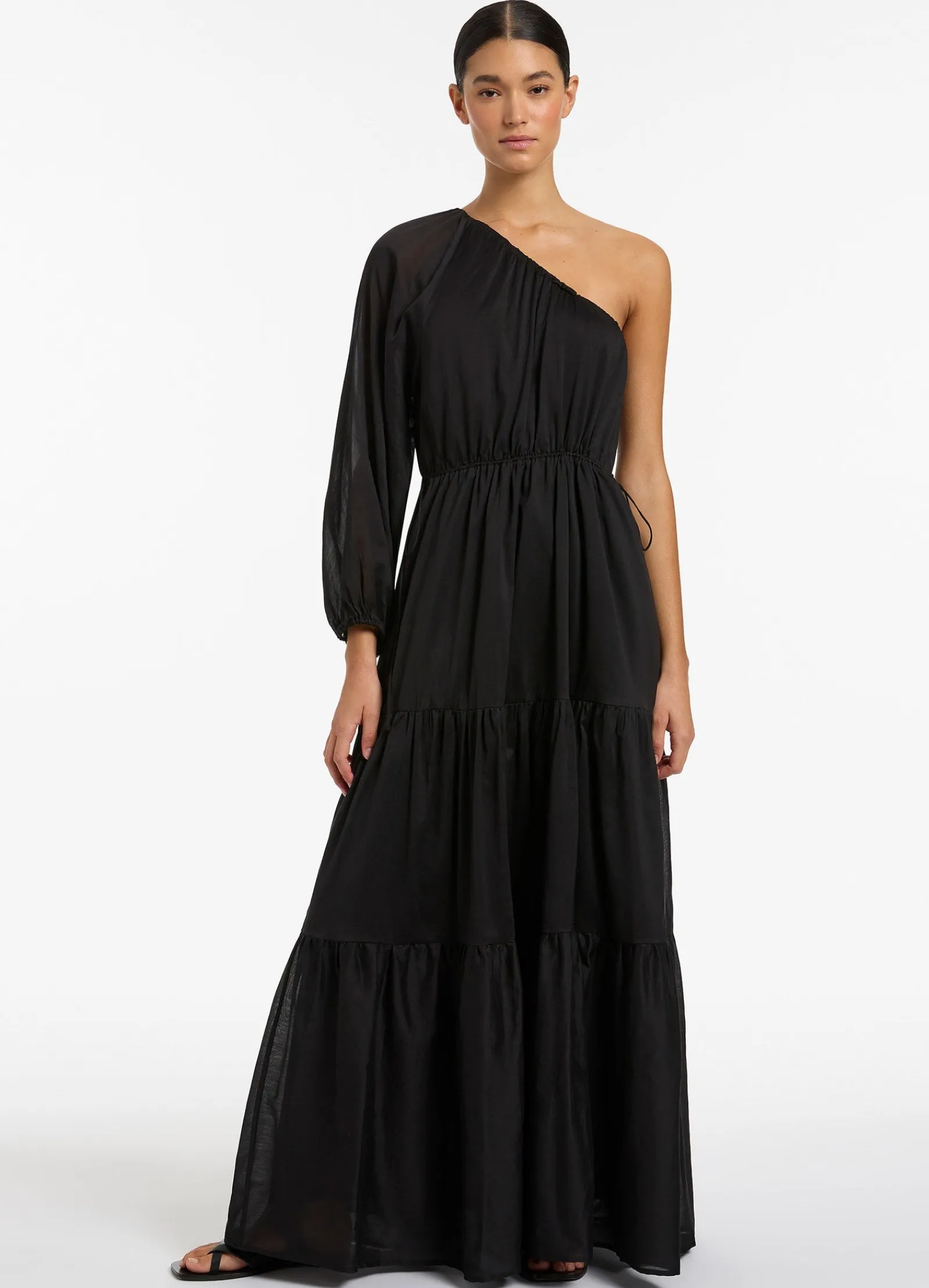 Seafolly Jetset One Shoulder Maxi Dress  -