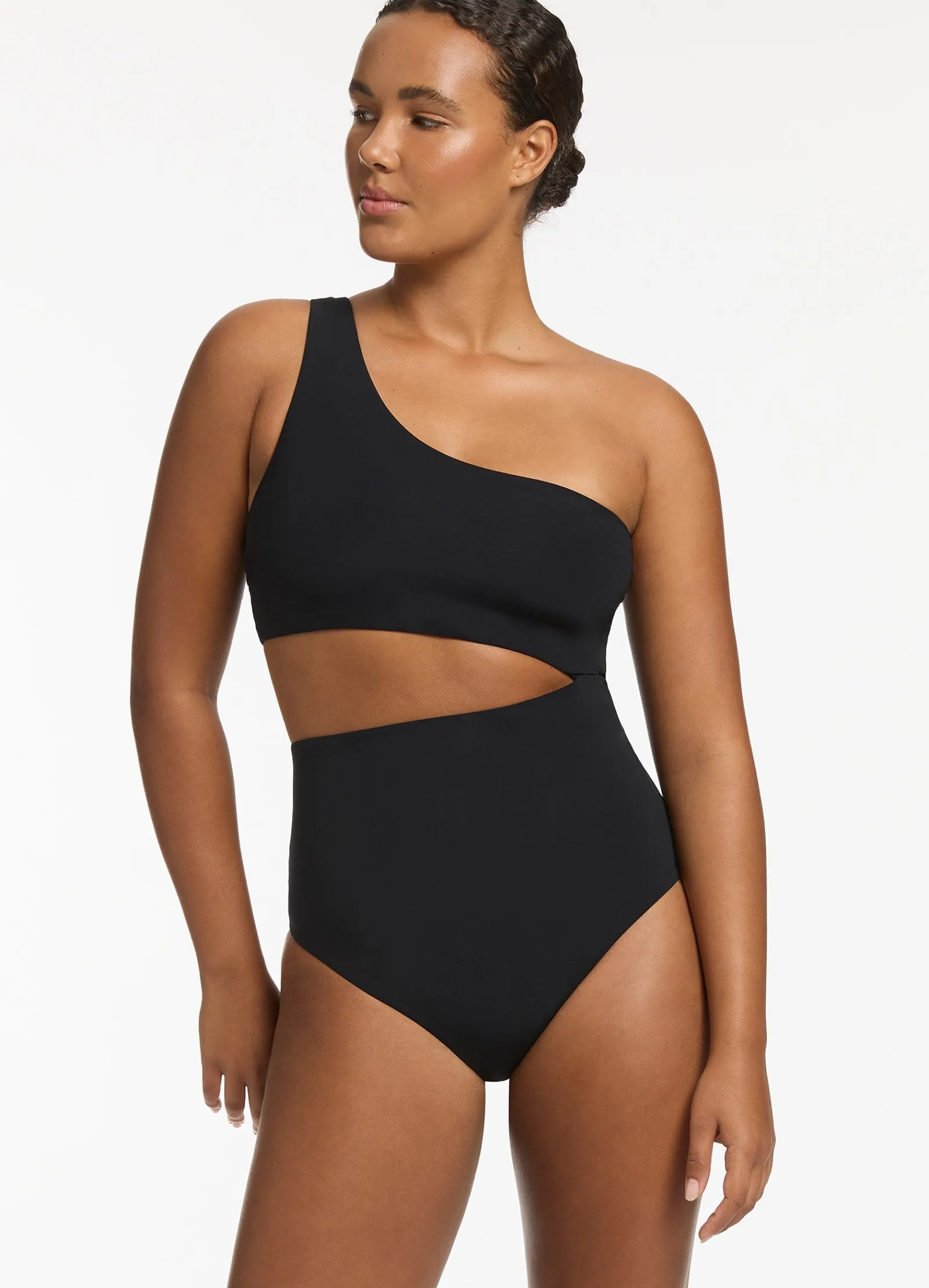 Seafolly Jetset One Shoulder One Piece -