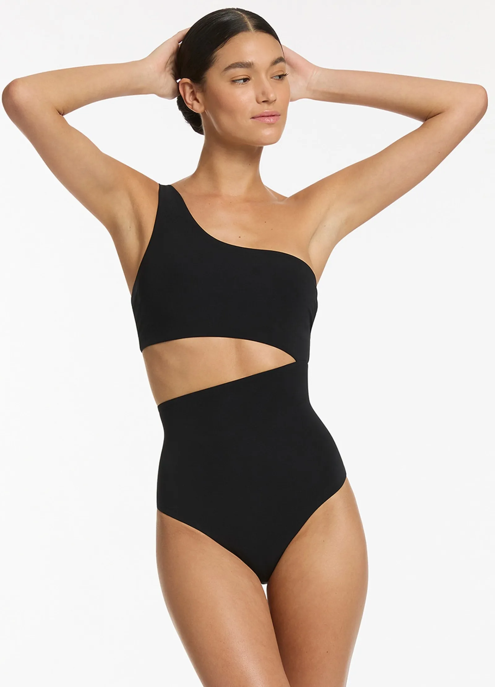 Seafolly Jetset One Shoulder One Piece -