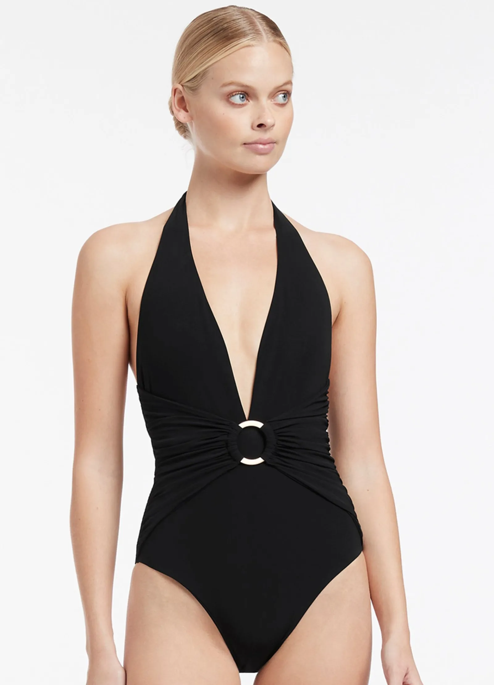 Seafolly Jetset Plunge One Piece -