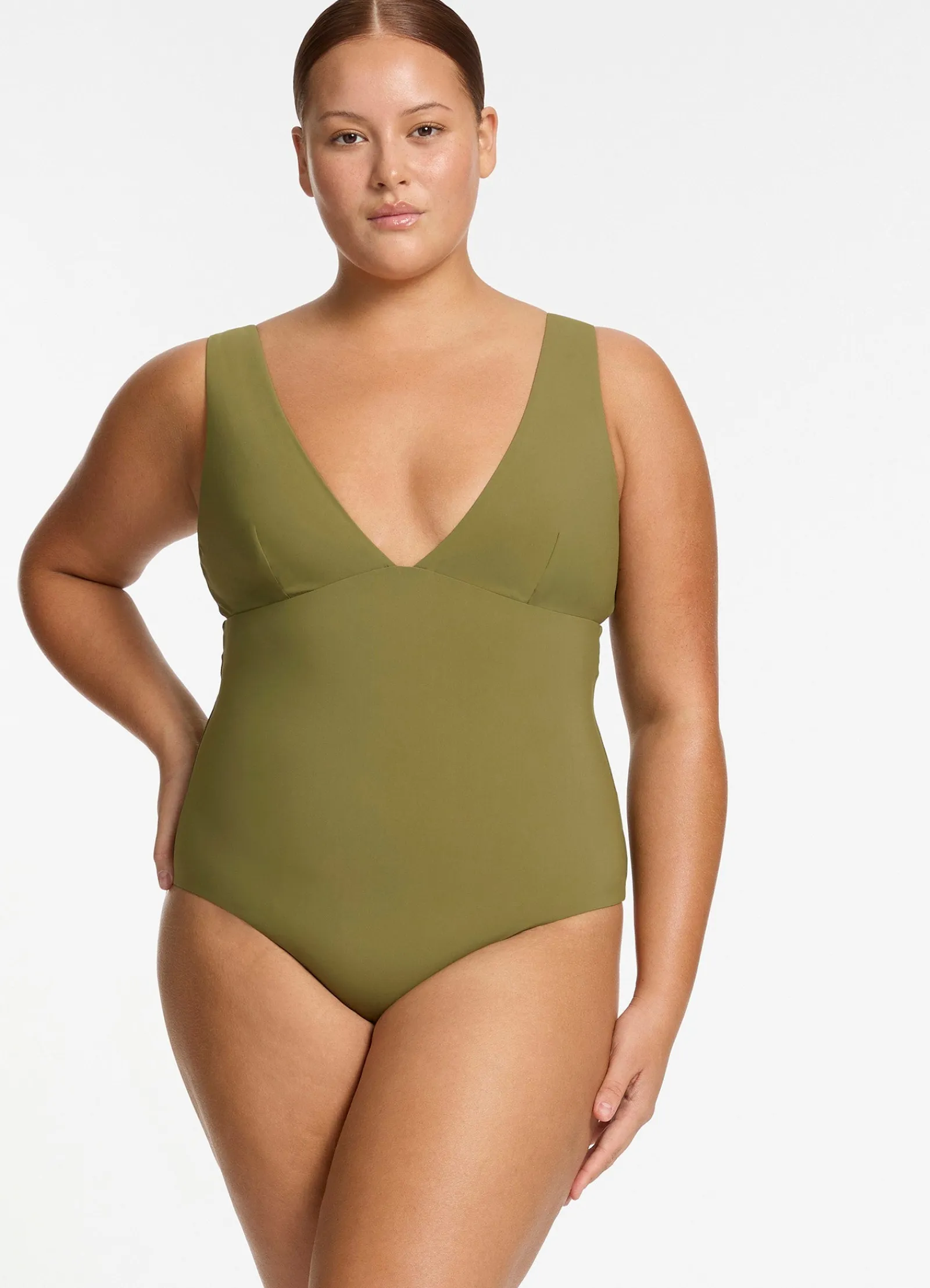 Seafolly Jetset Plunge One Piece -