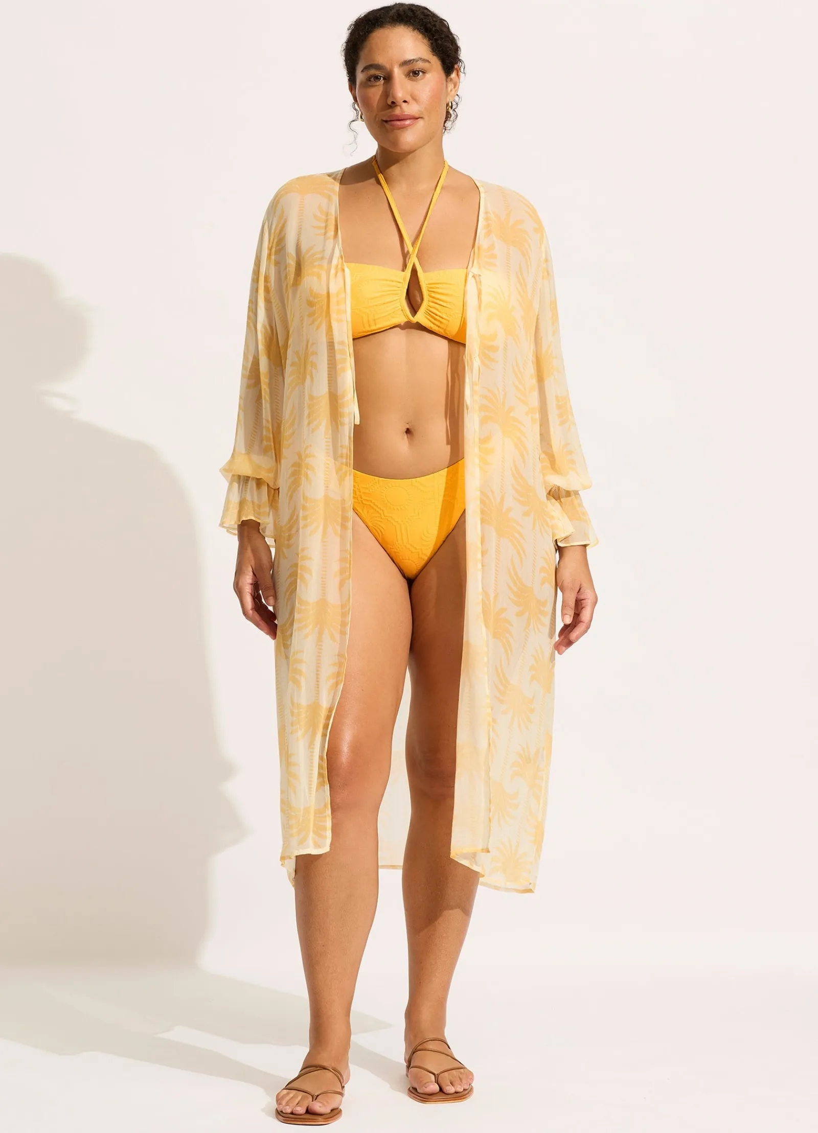 Seafolly Kasbah Tie Front Cover Up -