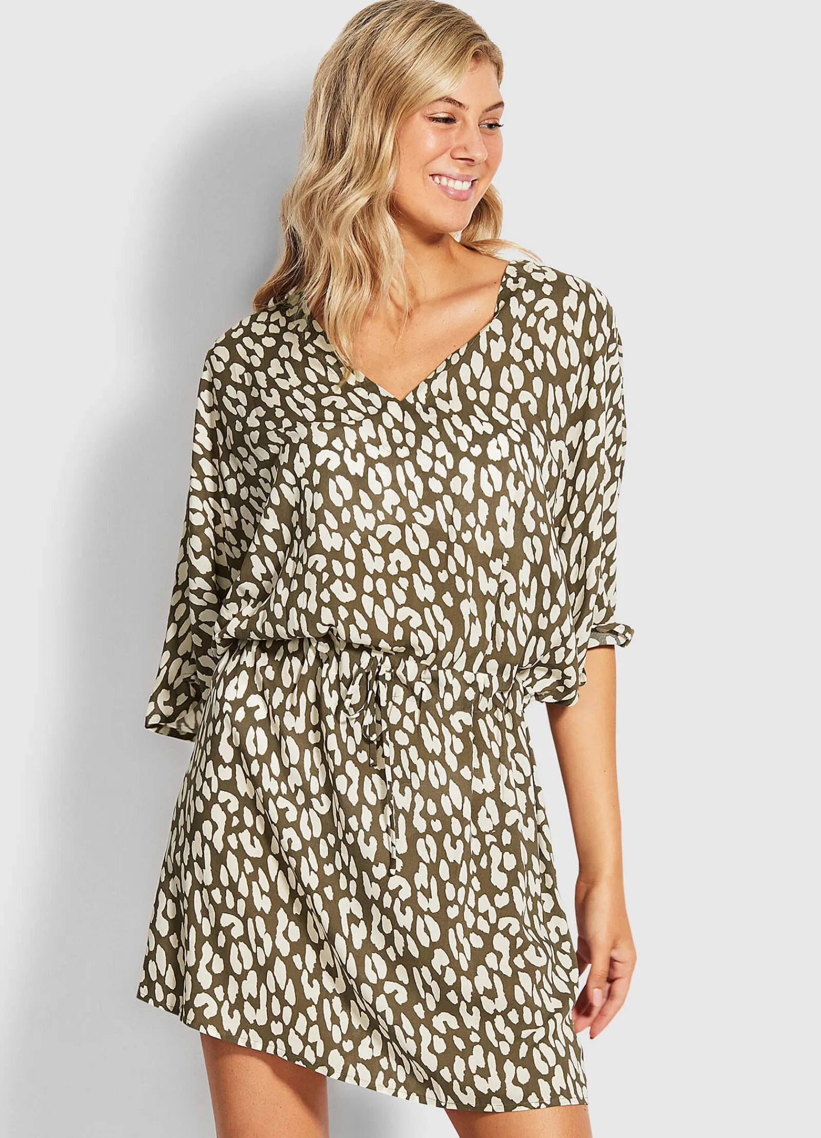 Seafolly Leopard Kaftan -