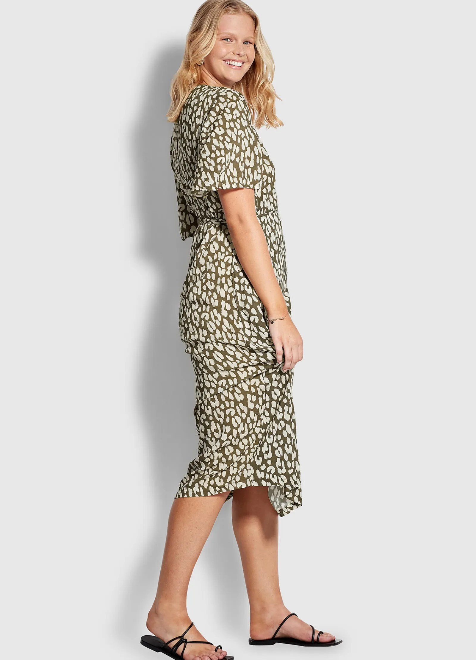 Seafolly Leopard Wrap Maxi Dress -