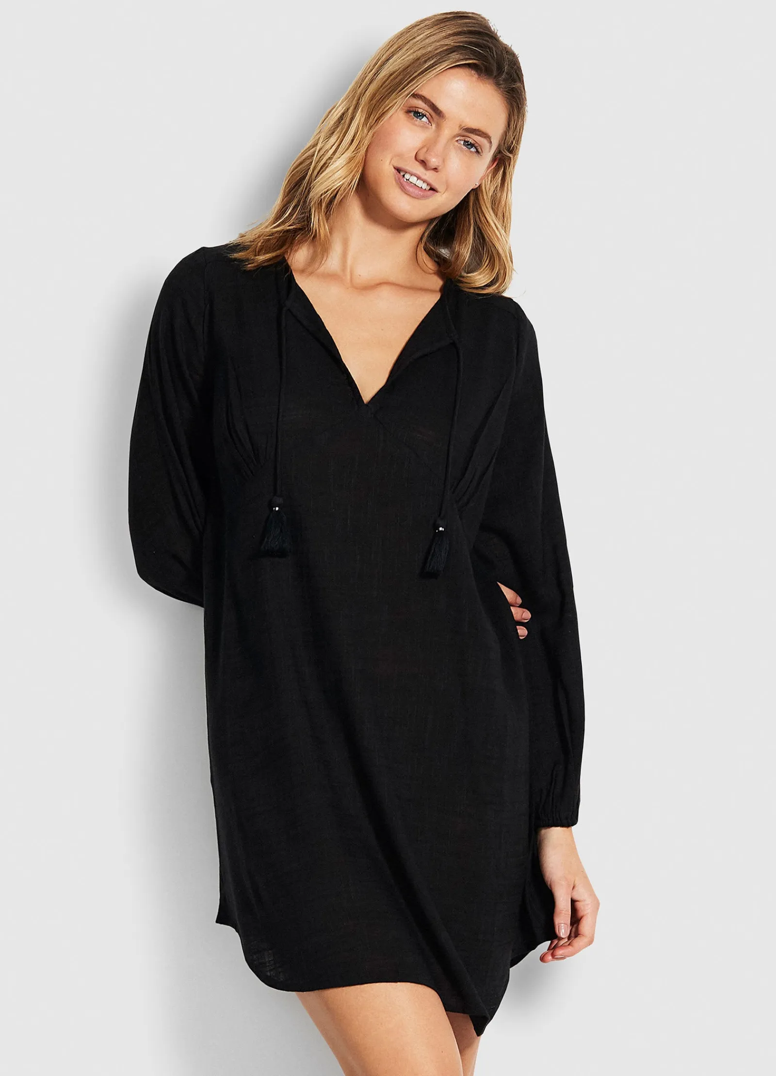 Seafolly Marcie Peasant Sleeve Dress -