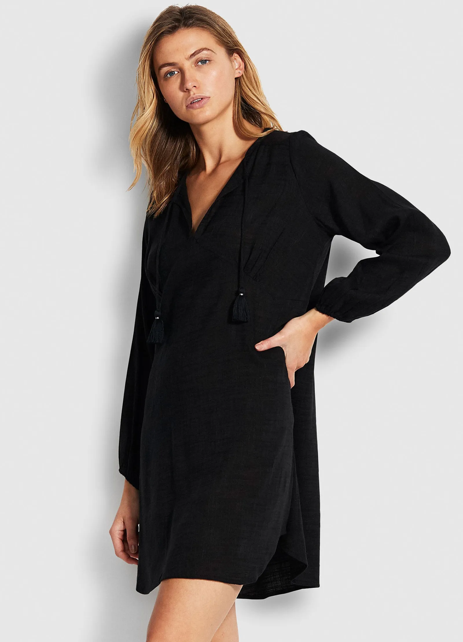 Seafolly Marcie Peasant Sleeve Dress -