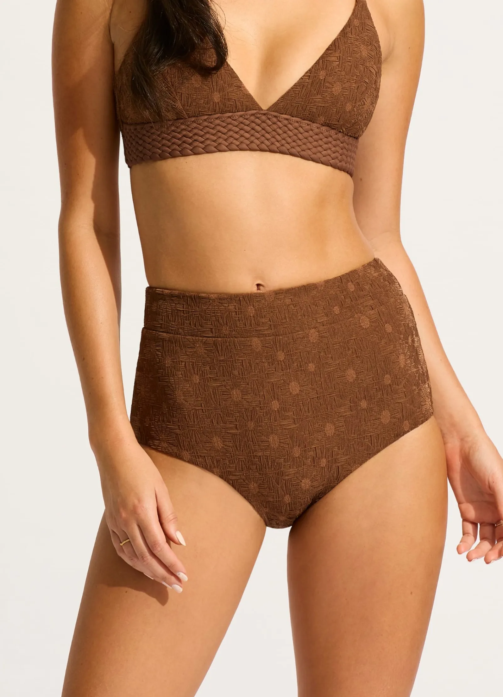 Seafolly Marloe High Waisted Bikini Bottom -