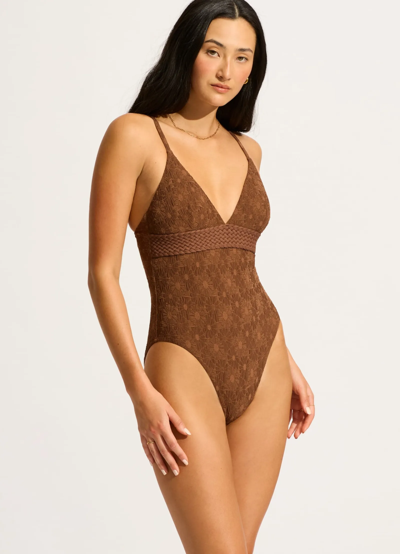 Seafolly Marloe V Neck One Piece -