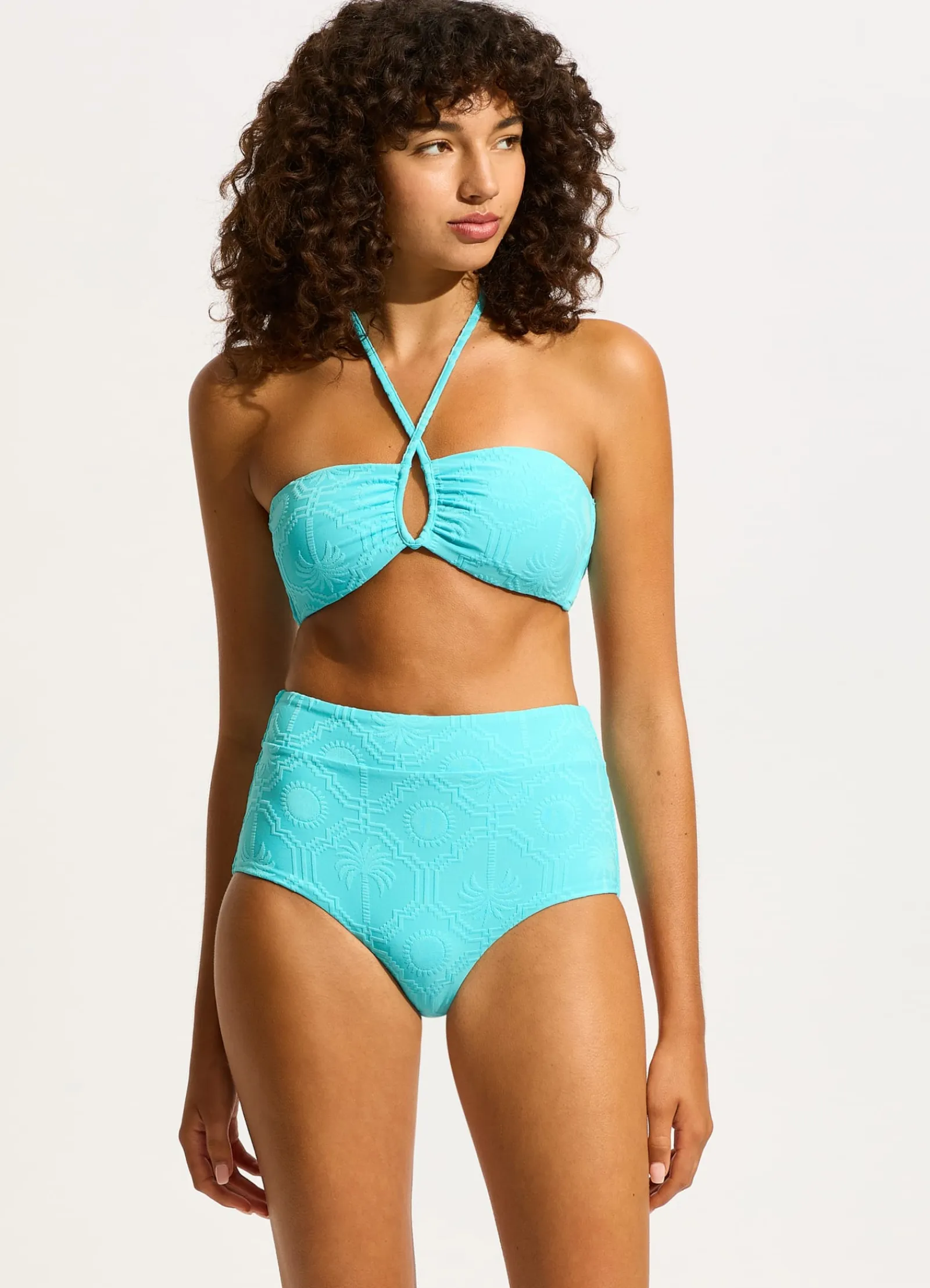 Seafolly Oasis High Waisted Bikini Bottom -