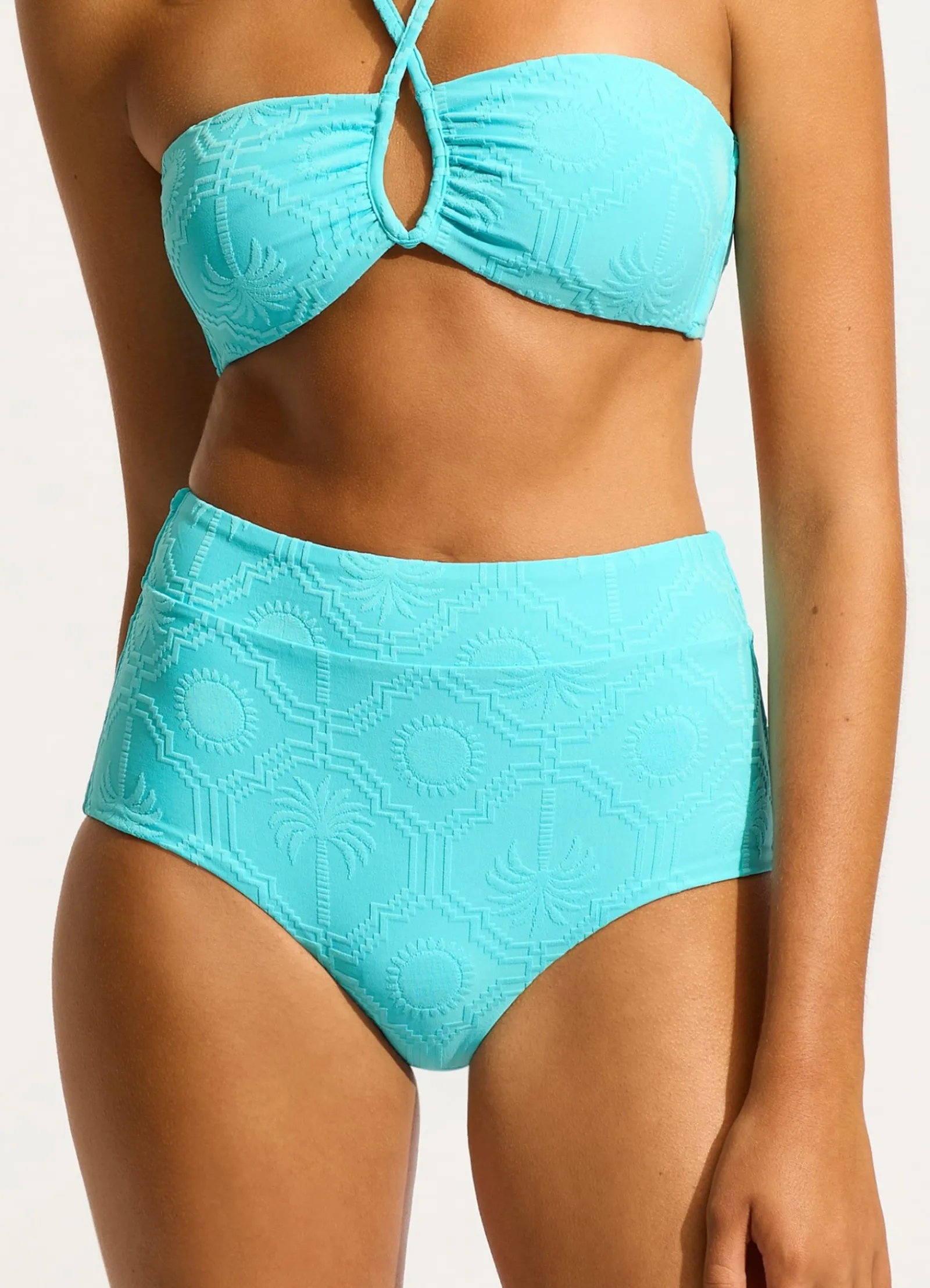 Seafolly Oasis High Waisted Bikini Bottom -