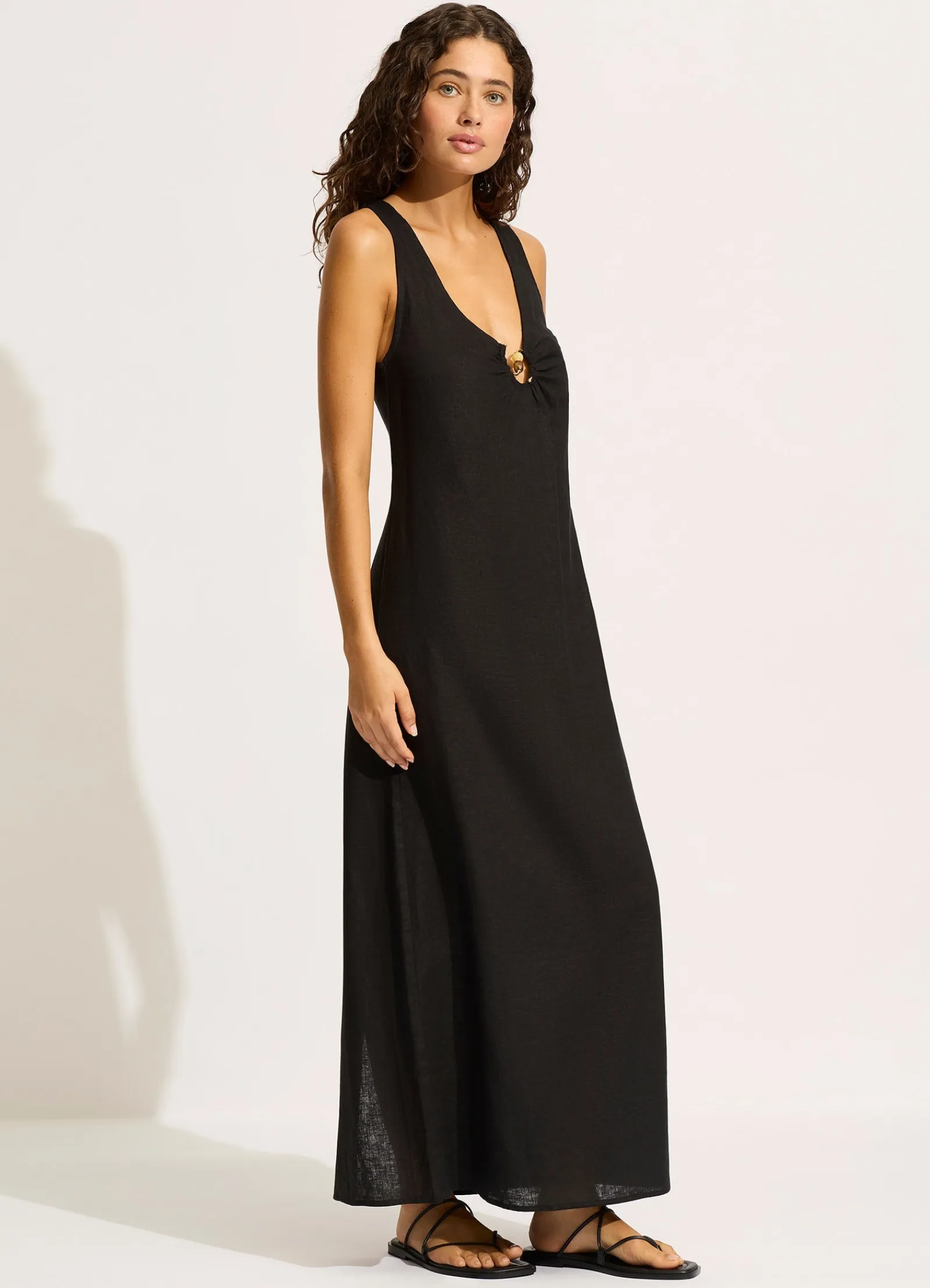 Seafolly Palermo Keyhole Front Maxi Dress -