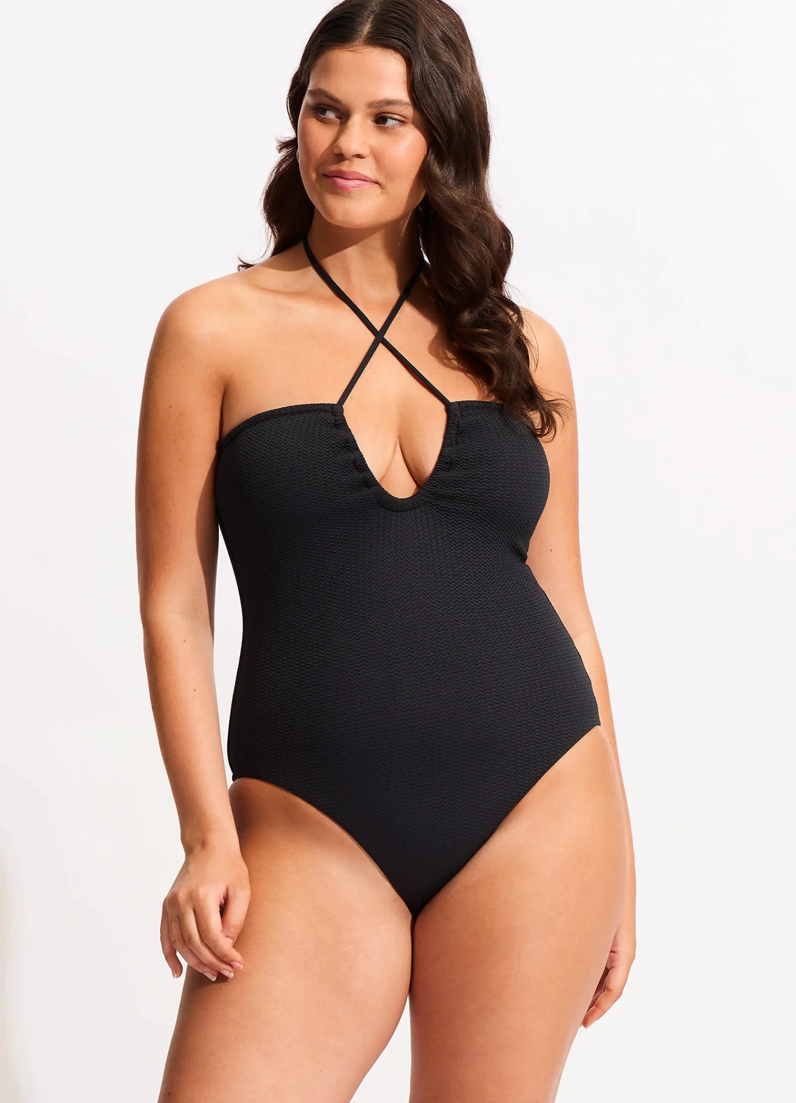 Seafolly Sea Dive Bandeau One Piece -