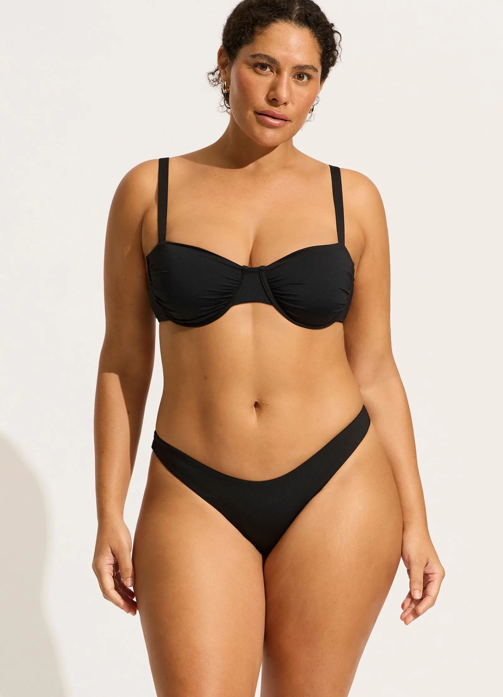 Seafolly Collective Ruched Underwire Bikini Top -