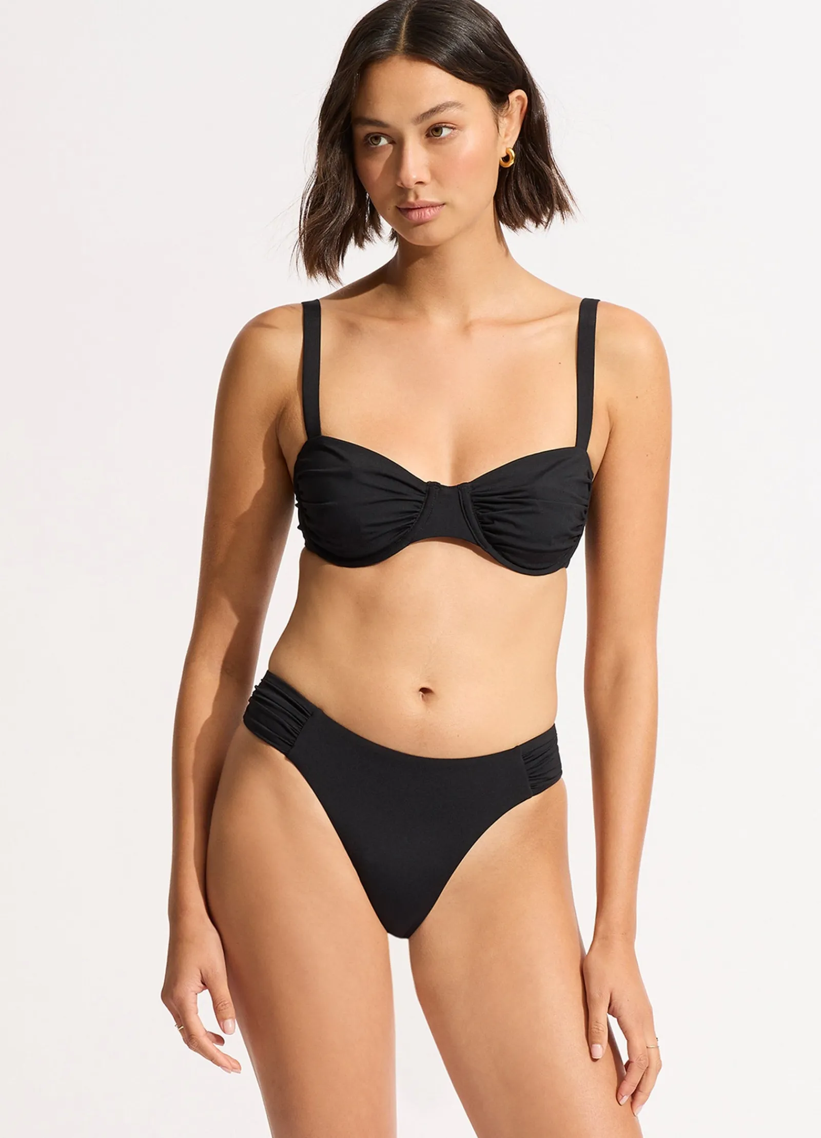 Seafolly Collective Ruched Underwire Bikini Top -