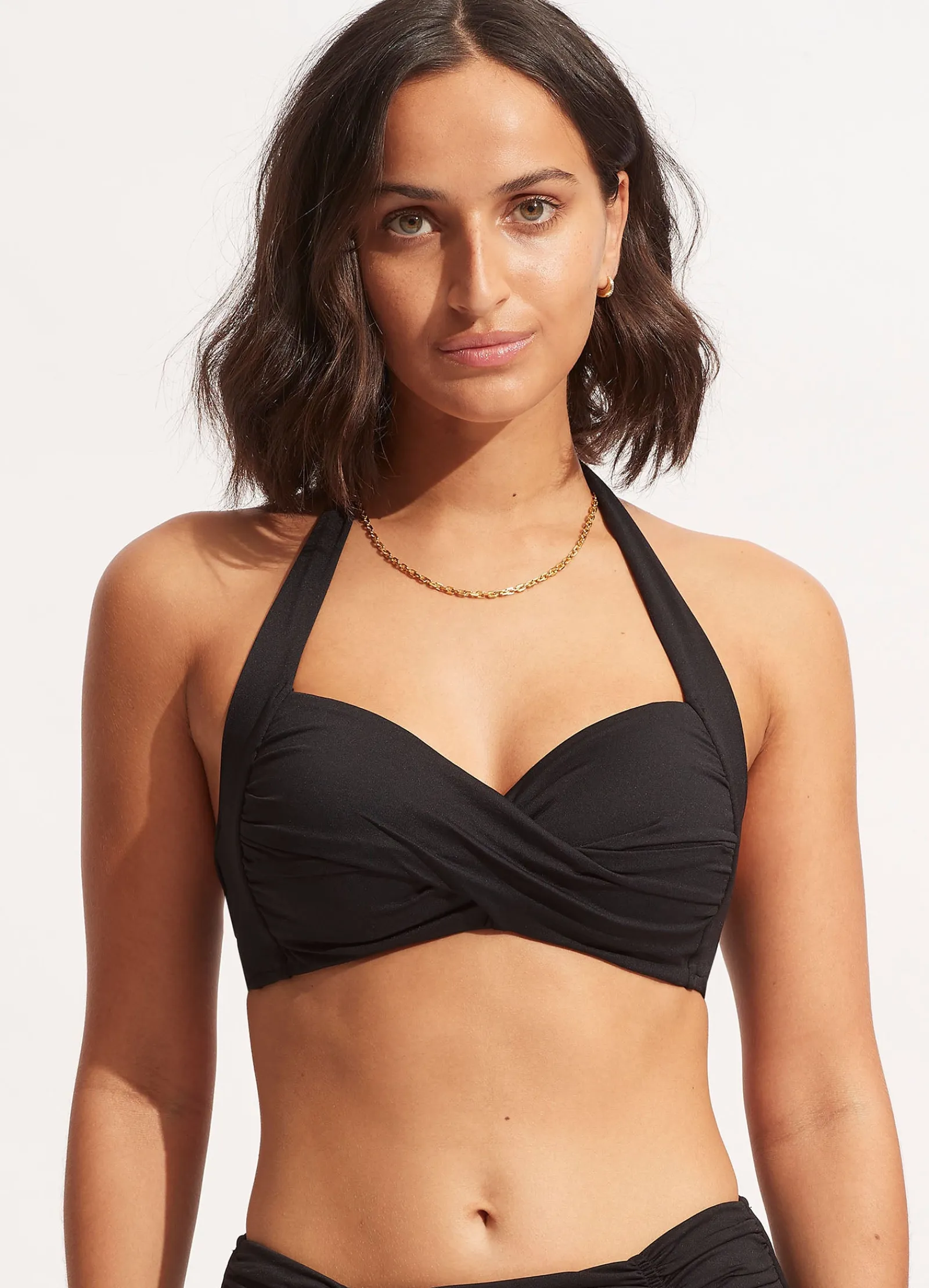 Seafolly Collective Twist Soft Cup Halter -