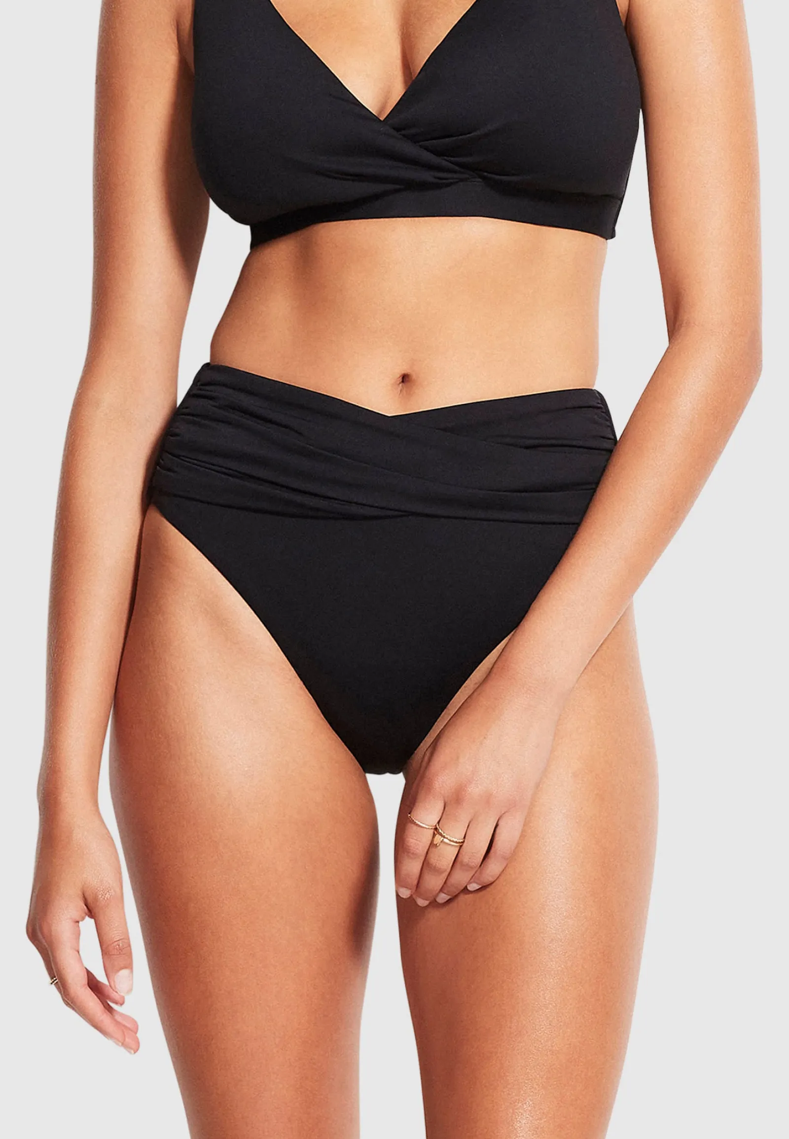 Seafolly High Waist Wrap Front Pant -