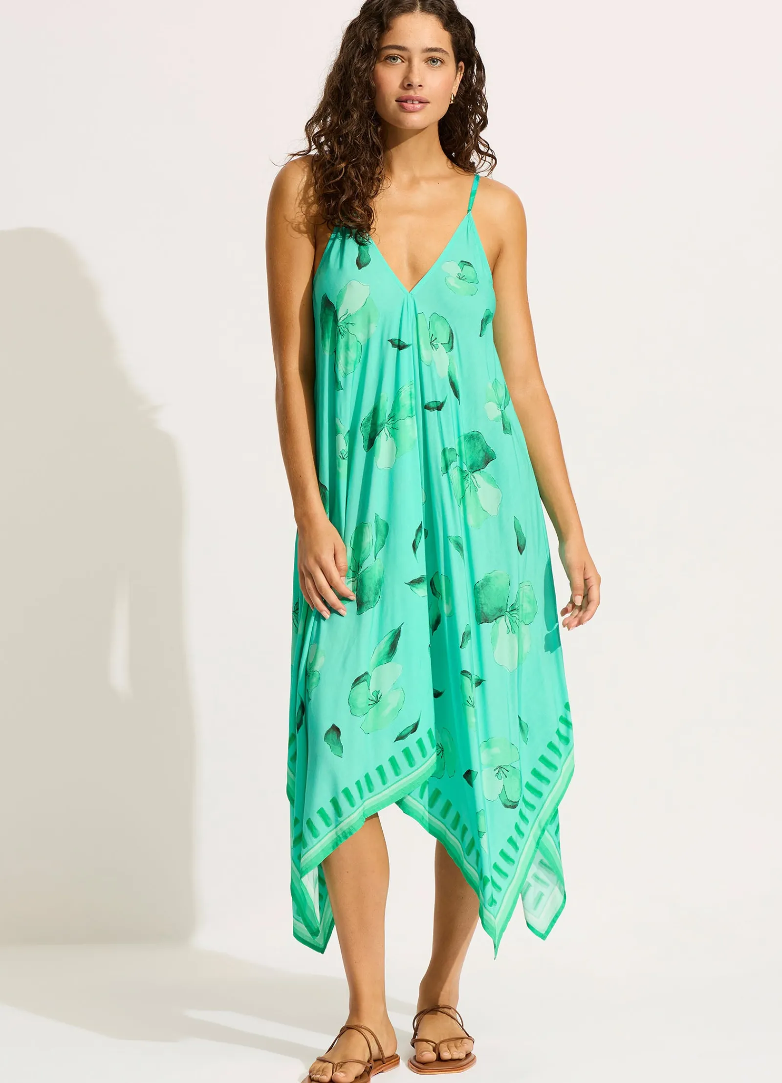 Seafolly Secret Garden Scarf Midi Dress -