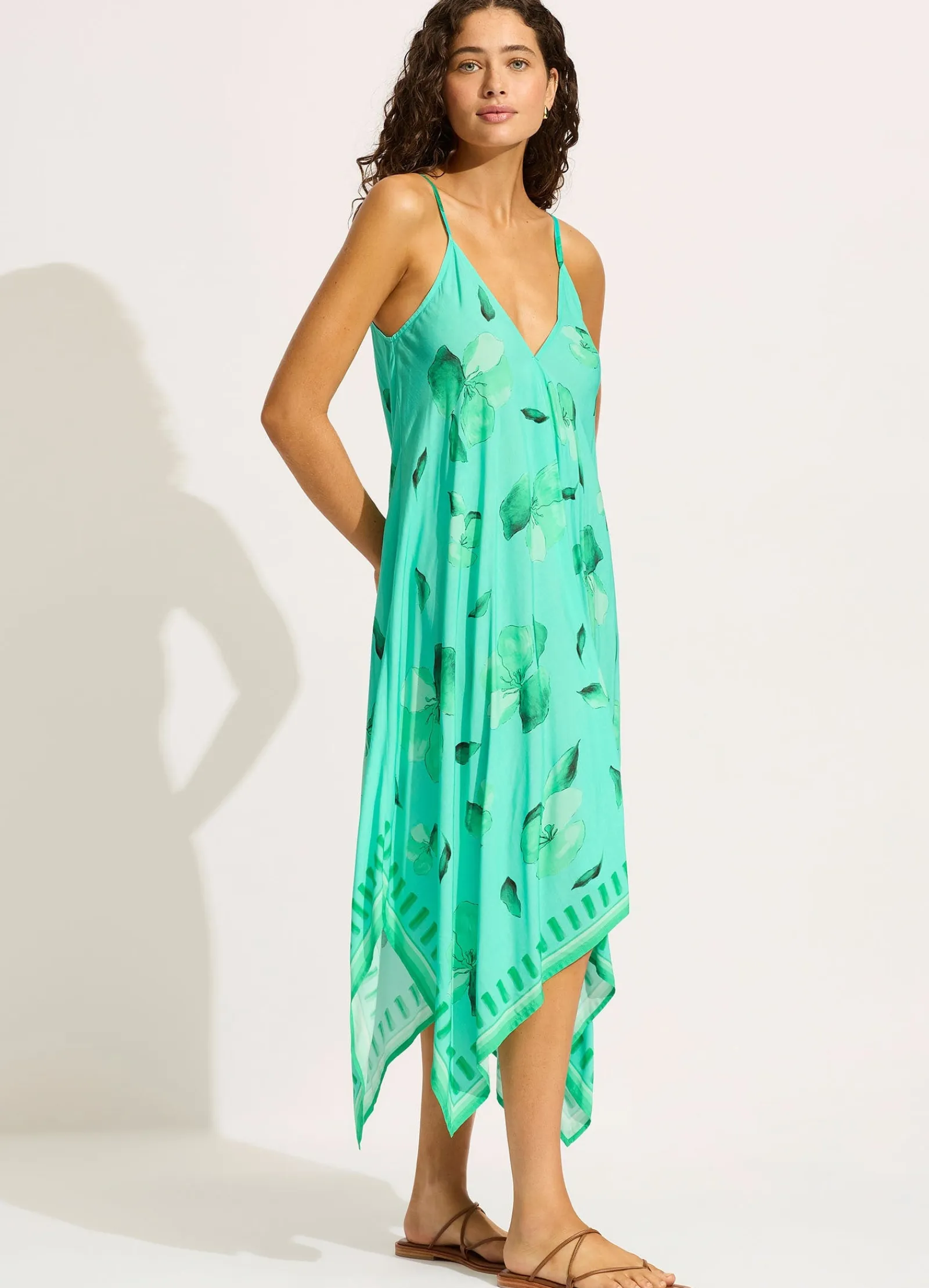 Seafolly Secret Garden Scarf Midi Dress -