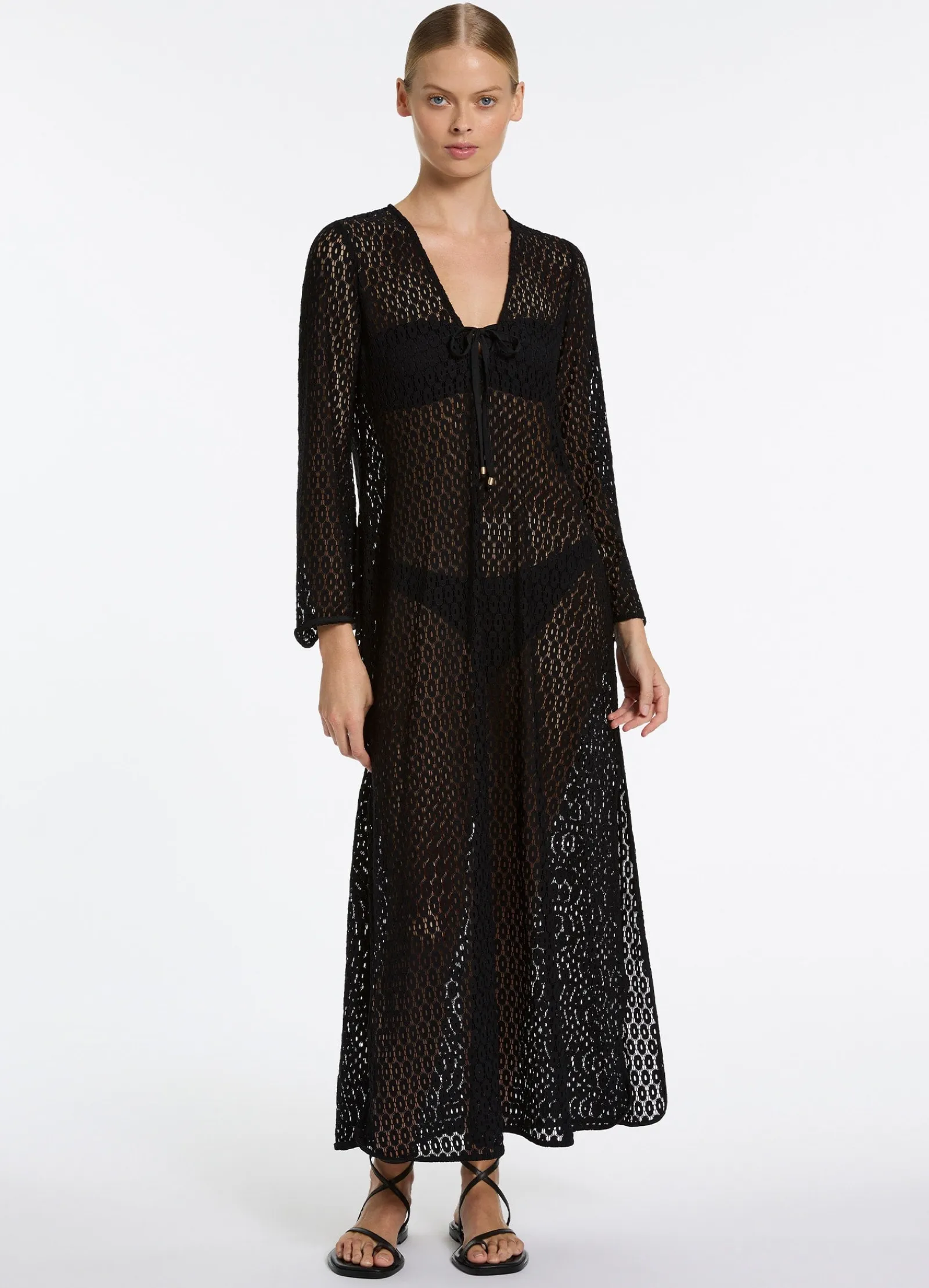 Seafolly Stretch Lace Maxi Kaftan -