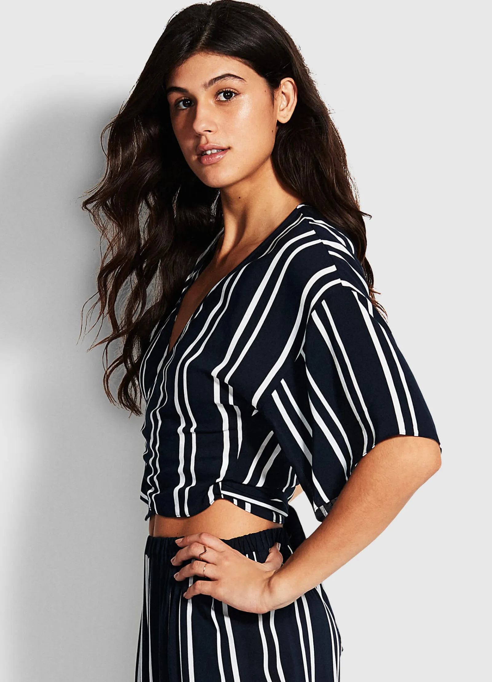 Seafolly Summer Sea Stripe Top - Navy Stripe